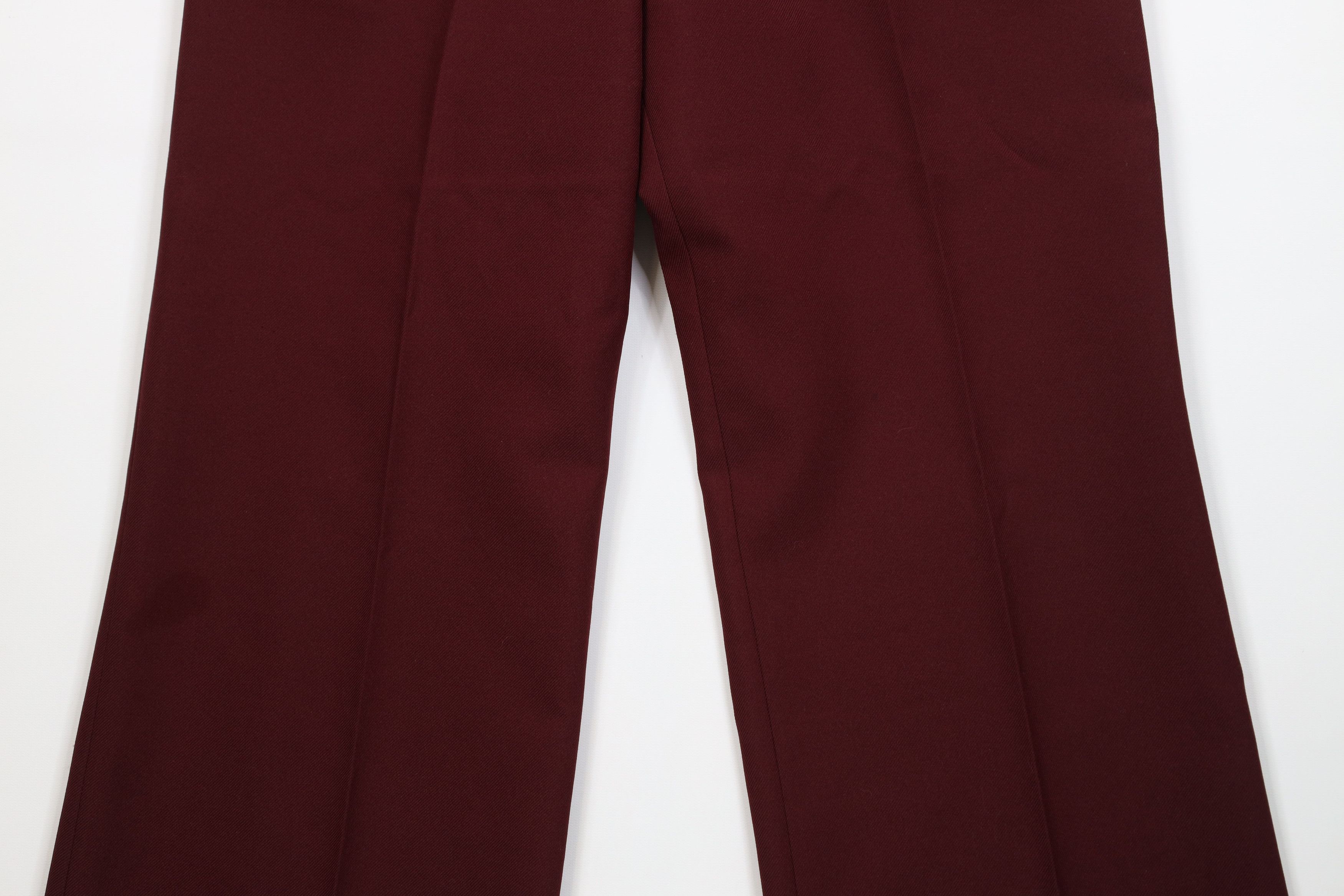 Vintage Vintage 70s Streetwear Knit Bell Bottoms Chino Pants Red USA Size 27" / US 4 / IT 40 - 3 Thumbnail