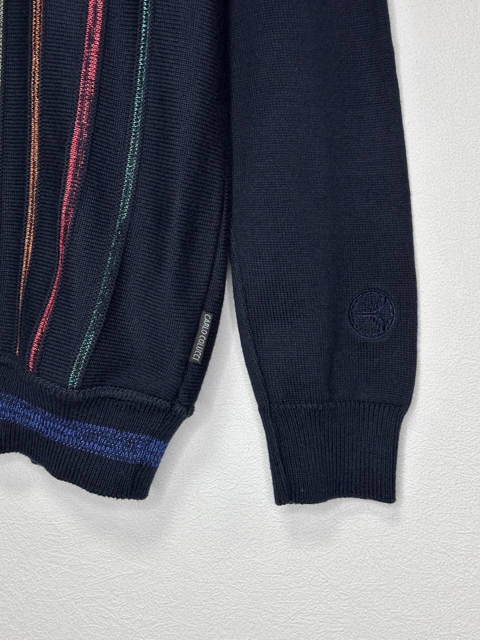 Carlo Colucci Carlo Colucci Knit Sweater Made in Italy Multicolor Striped Size US M / EU 48-50 / 2 - 5 Thumbnail