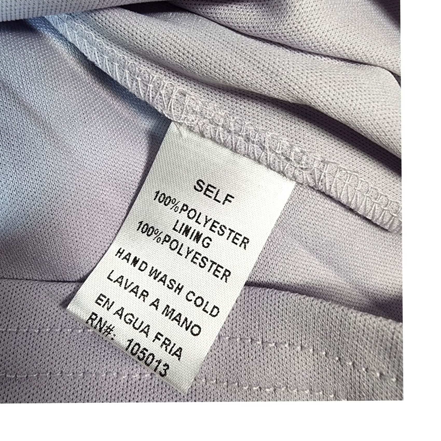 Vintage Andree by Unit Womens Blouse Medium Lavender Silver One Shoulder Shimmer Size M / US 6-8 / IT 42-44 - 5 Thumbnail