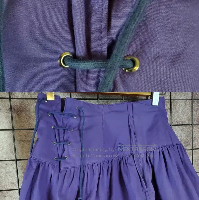 Dior Dior Purple Cotton Logo Embroidered Casual Pants . Size 26" / US 2 / IT 38 - 5 Thumbnail