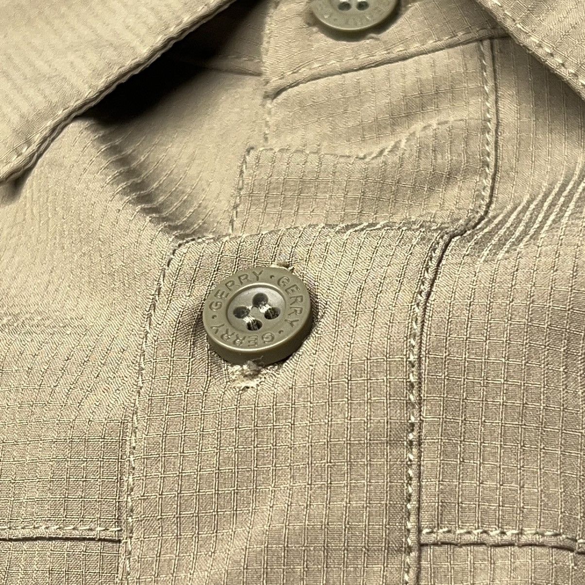 Other Gerry Button Up Shirt Woven Zip Chest Pocket Beige Hiking Size US XXL / EU 58 / 5 - 8 Thumbnail