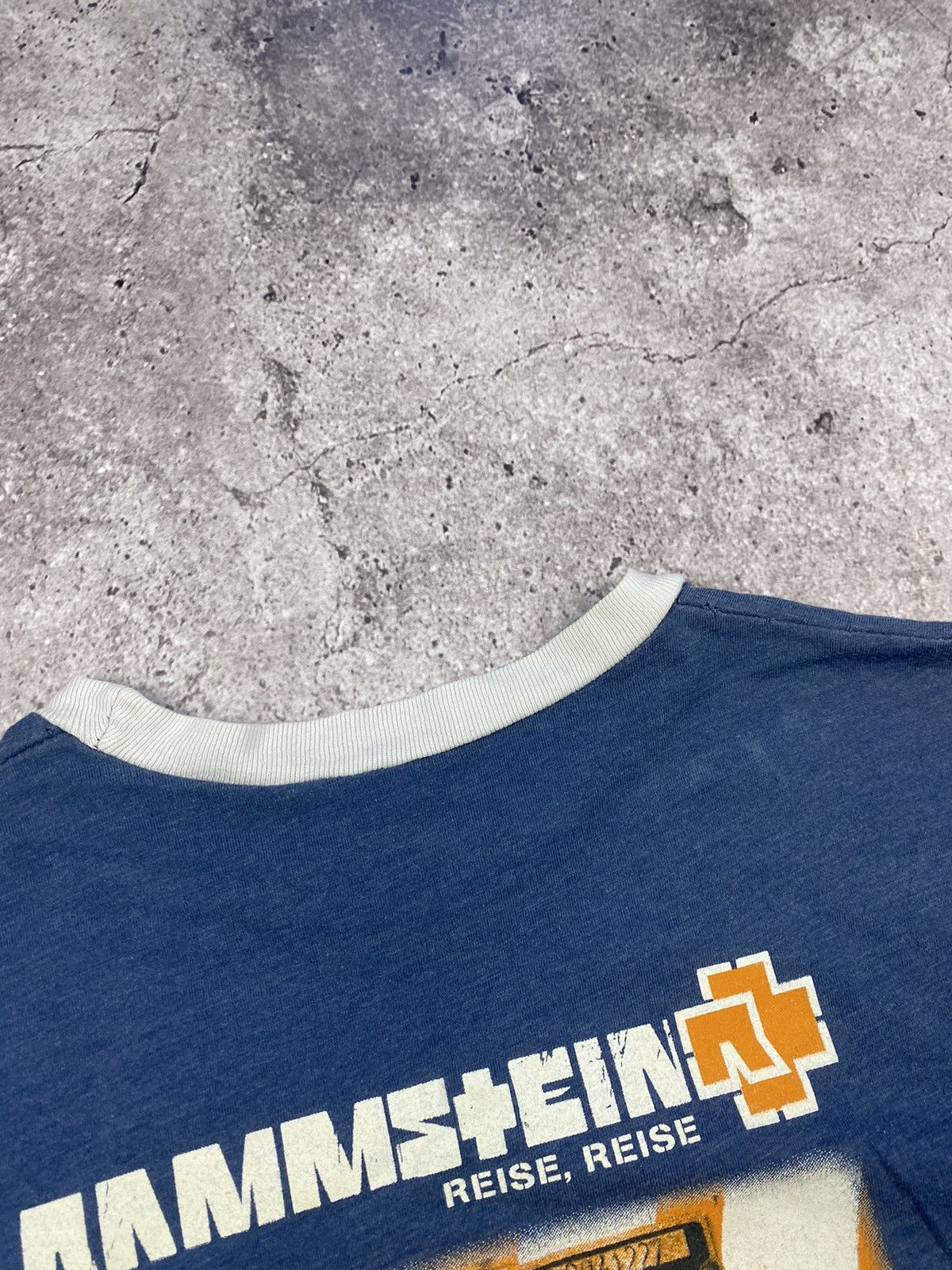 Band Tees × Vintage Rammstein ReiseReise vintage tour blue logo t shirt BAND Size US M / EU 48-50 / 2 - 6 Thumbnail