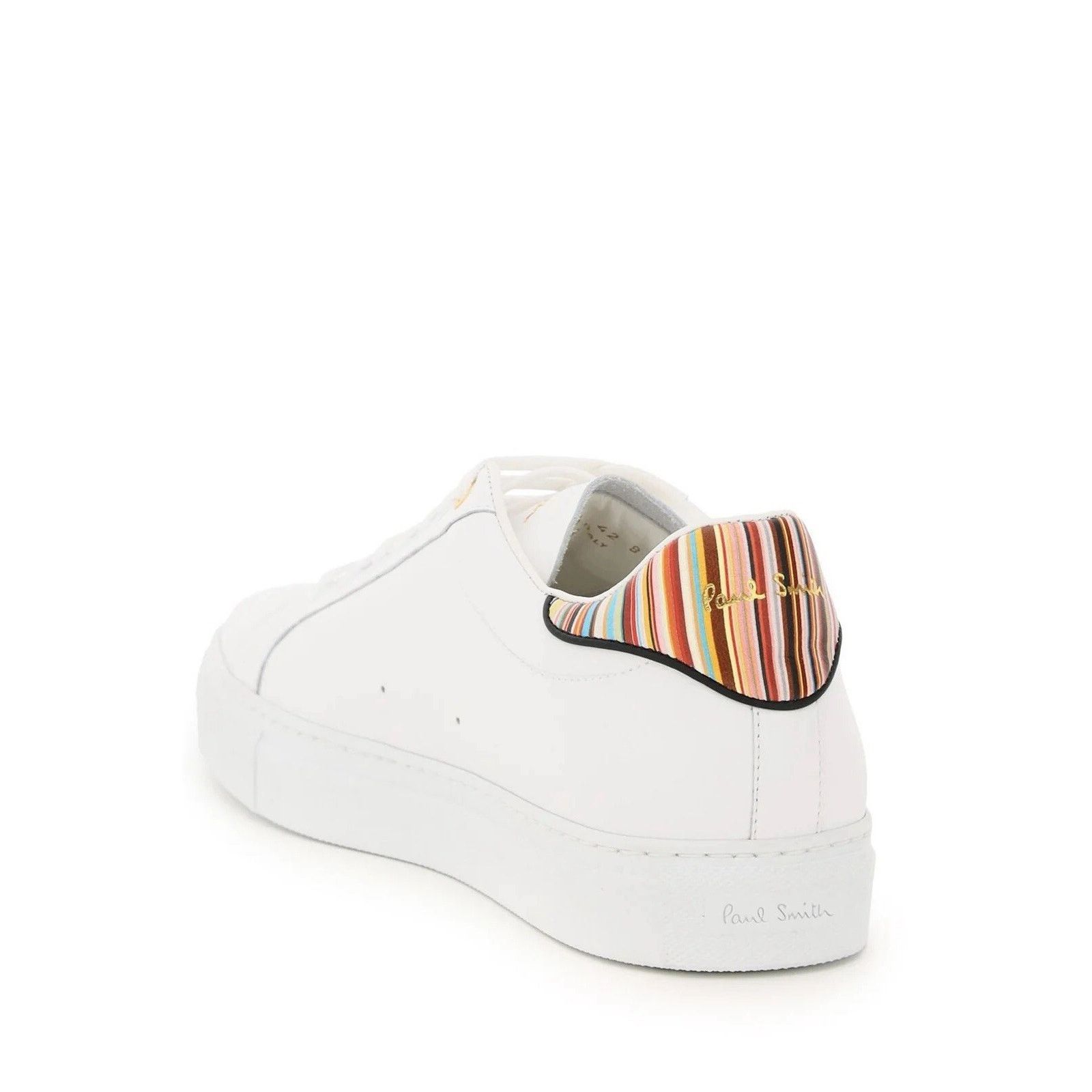Paul Smith NWT $475 PAUL SMITH Leather MultiStripe Sneakers UK 7/US 8 Size US 7 / EU 40 - 3 Thumbnail