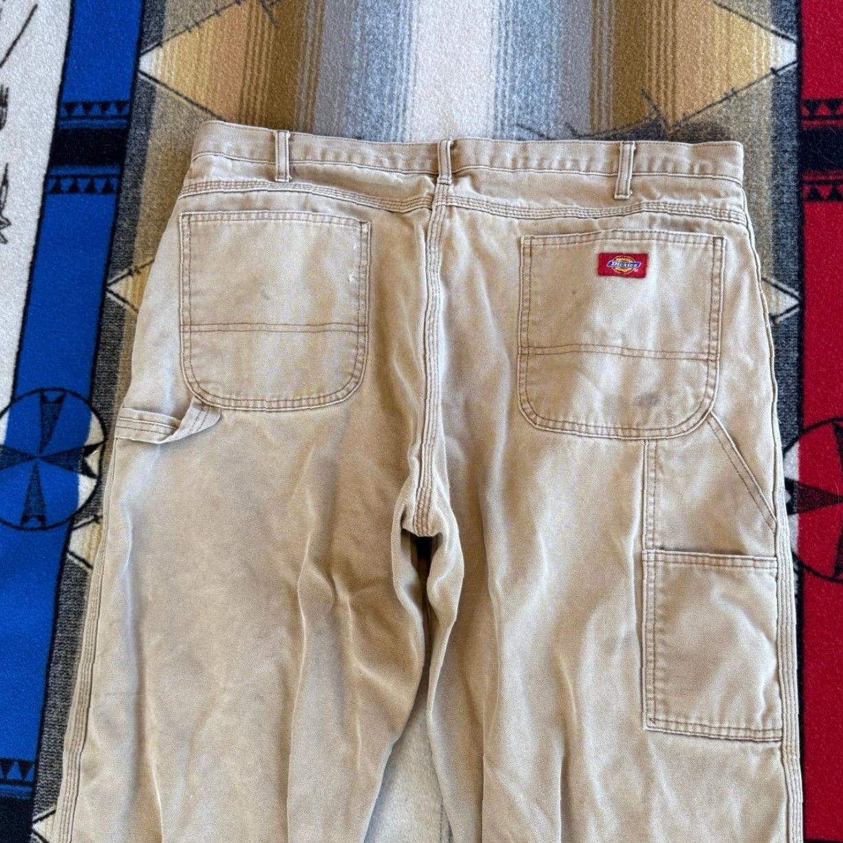 Dickies VINTAGE Dickies Carpenter Canvas Jeans Pants 40x32 Regular Brown Men 90s Workwear Size US 40 / EU 56 - 6 Thumbnail