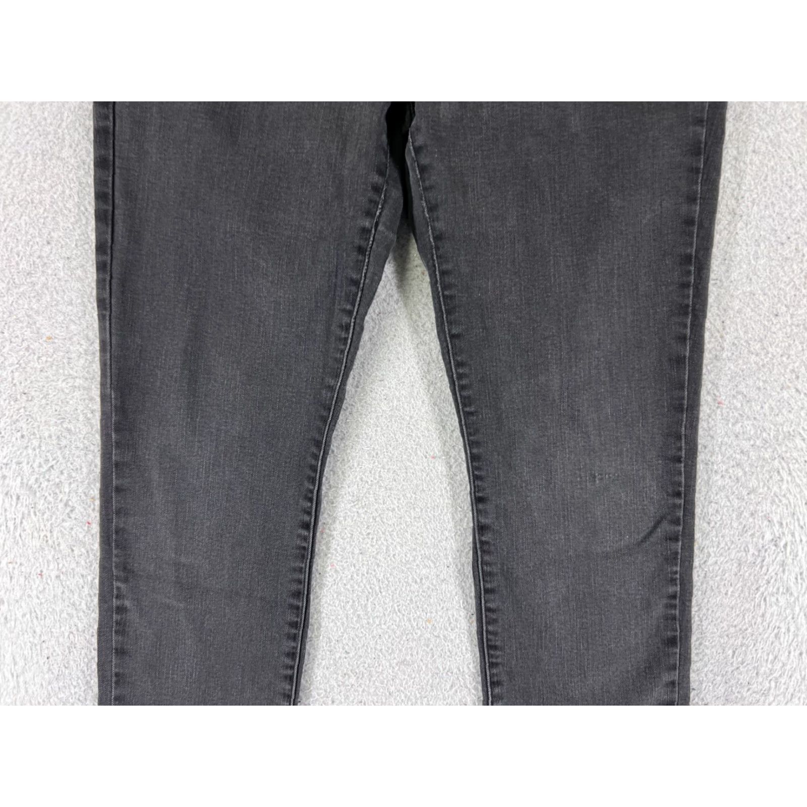 Levi's Levi's Jeans Women 31 Black Denim Slim Mid Rise 31x27 5-Pocket Cotton Stretch Size 24" / US 00 / IT 34 - 3 Thumbnail