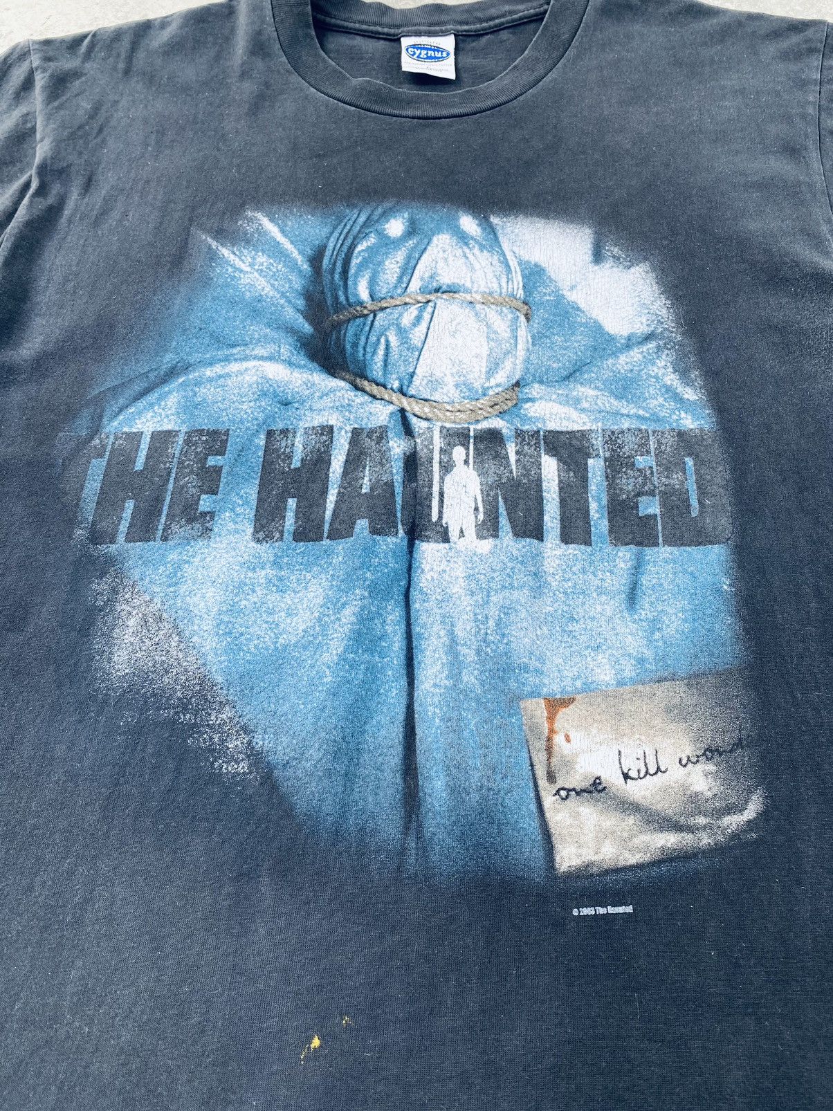 Vintage The Haunted Heavy Metal Band Distressed Tees