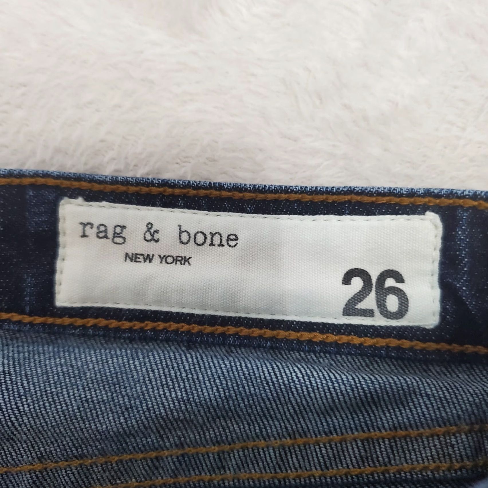 Rag & Bone VINTAGE Rag & Bone Jeans Women 26 Blue Dre Low Rise Slim Boyfriend Denim Distressed 29x29 5-Pocket Design Womens Size 26" / US 2 / IT 38 - 3 Thumbnail