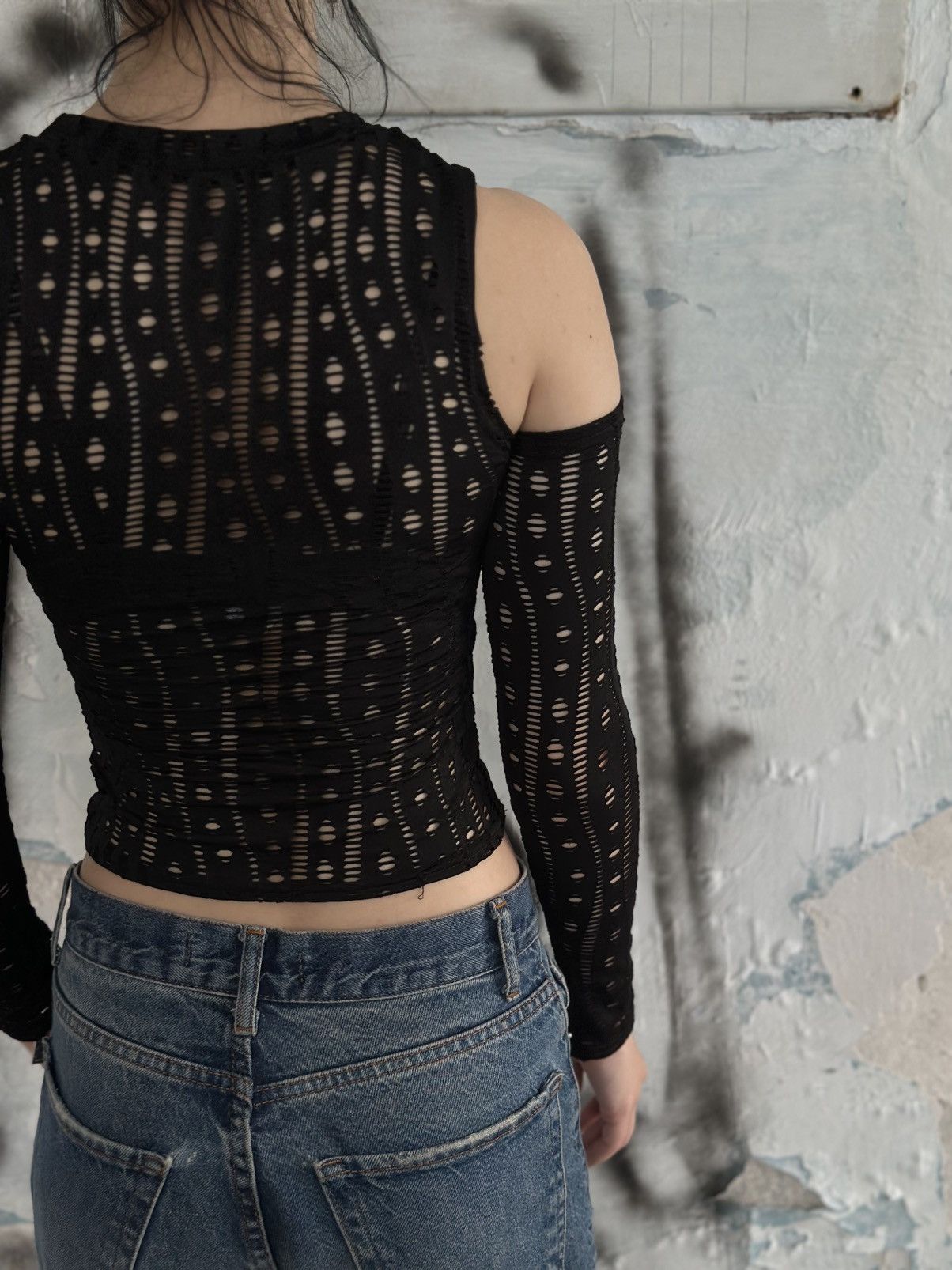Shein VTG Grunge Women’s Knit Long-sleeve T-shirts Shein Size XS Size XS / US 0-2 / IT 36-38 - 9 Thumbnail