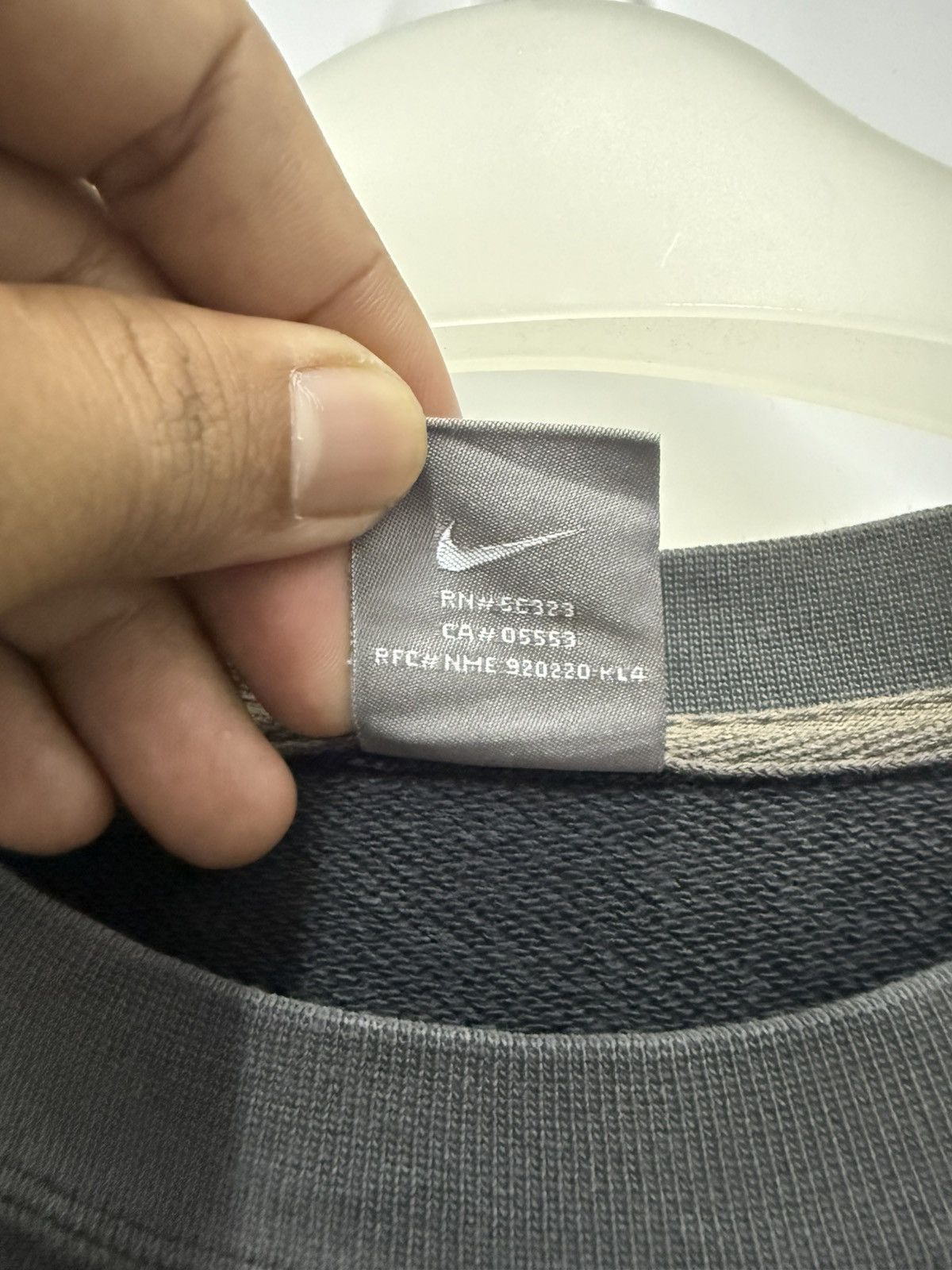 Nike 🔥 Nike Black Faded Distressed Sweatshirt - L Size US L / EU 52-54 / 3 - 7 Thumbnail