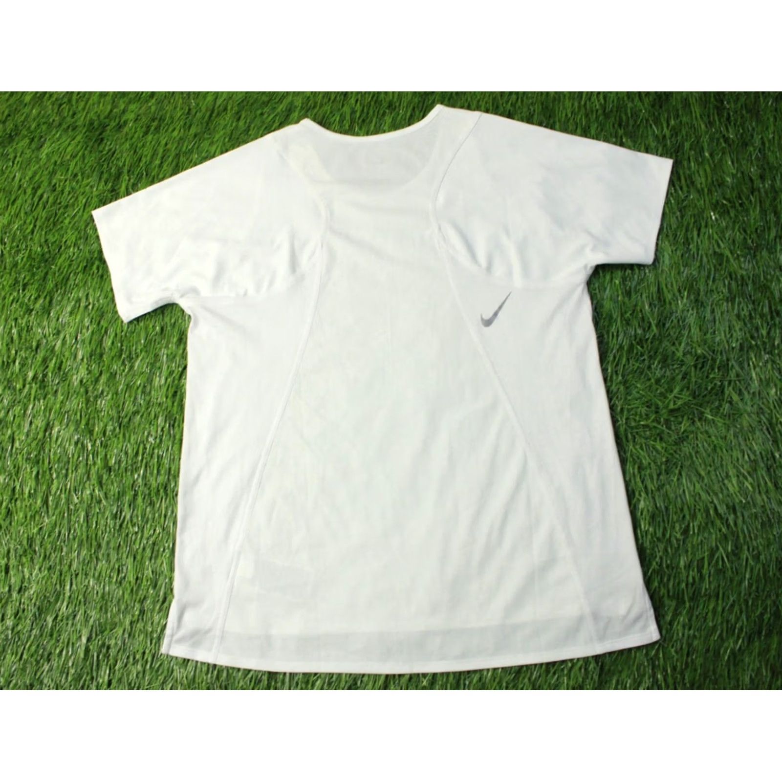 Nike Nike Dri-Fit Women Training Shirt Jersey Tee L White Running Sport Shirt Ladies 2023 Size L / US 10 / IT 46 - 2 Thumbnail