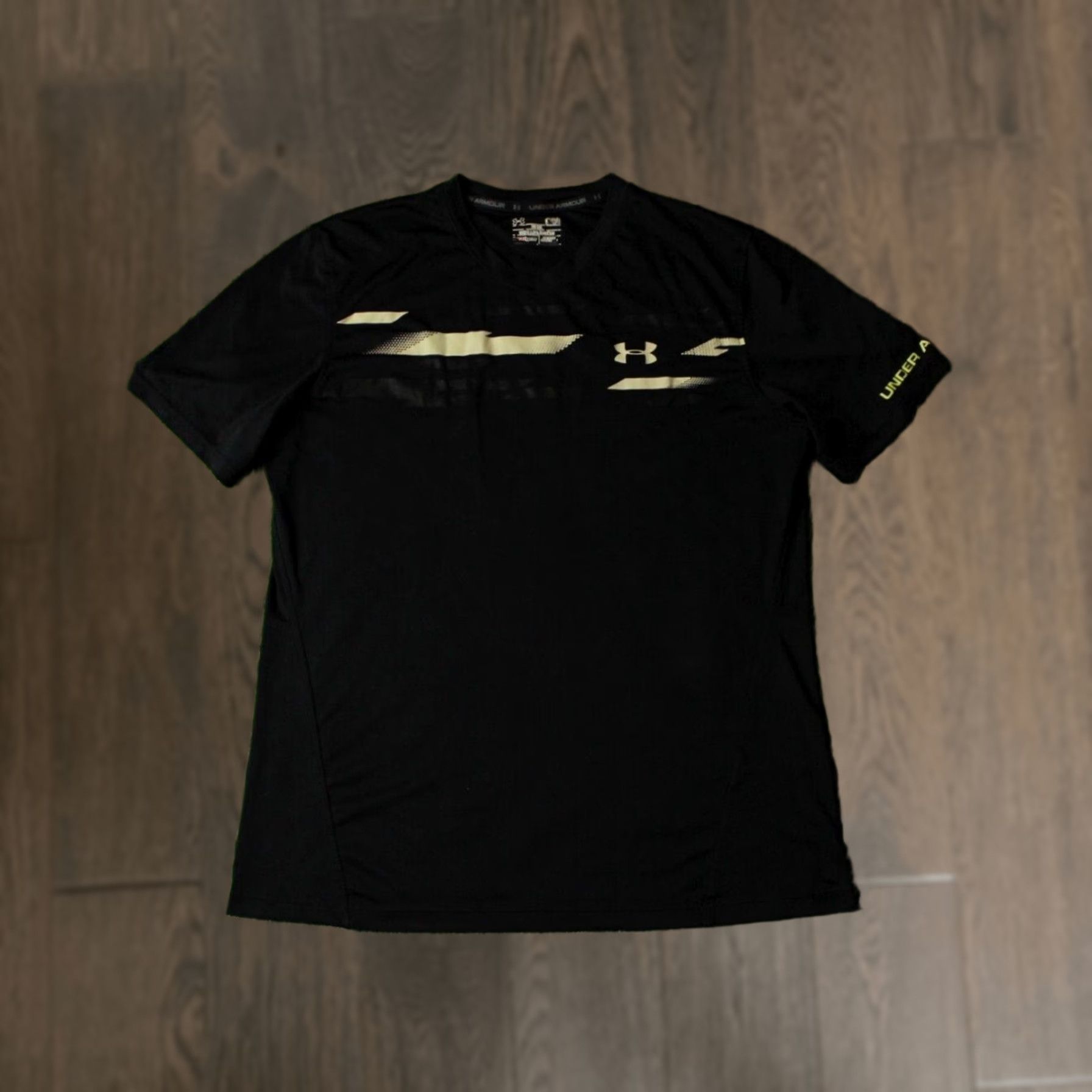 Under Armour Under Armour HeatGear Shirt Men Large Black Jersey Short Sleeve Compression T-Shirt 2016 Sports Activewear CrossFit Size US L / EU 52-54 / 3 - 1 Thumbnail