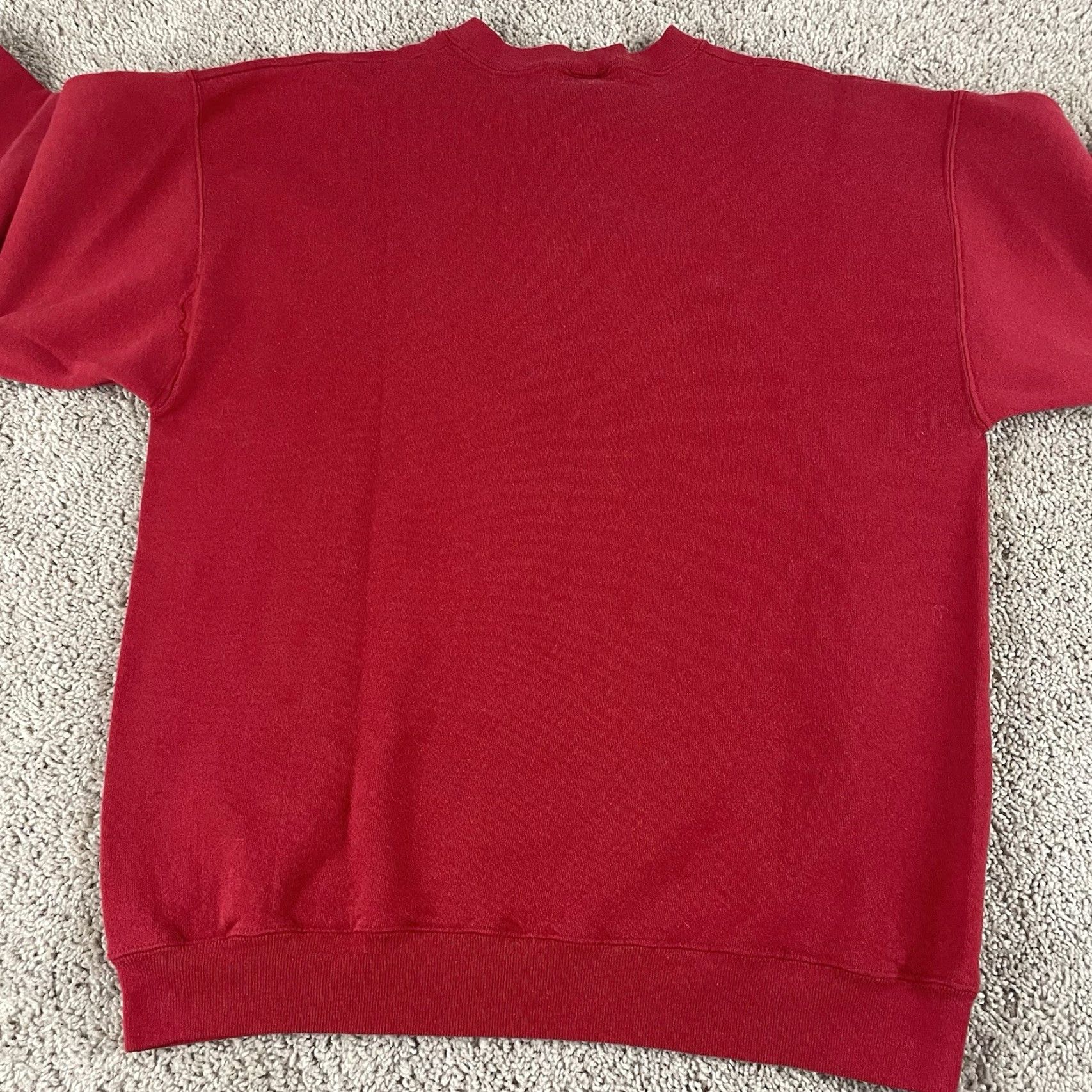Disney VINTAGE Disney Mickey Mouse Sweatshirt Large Red Pullover Crewneck Plaid USA D48 Size US L / EU 52-54 / 3 - 3 Thumbnail