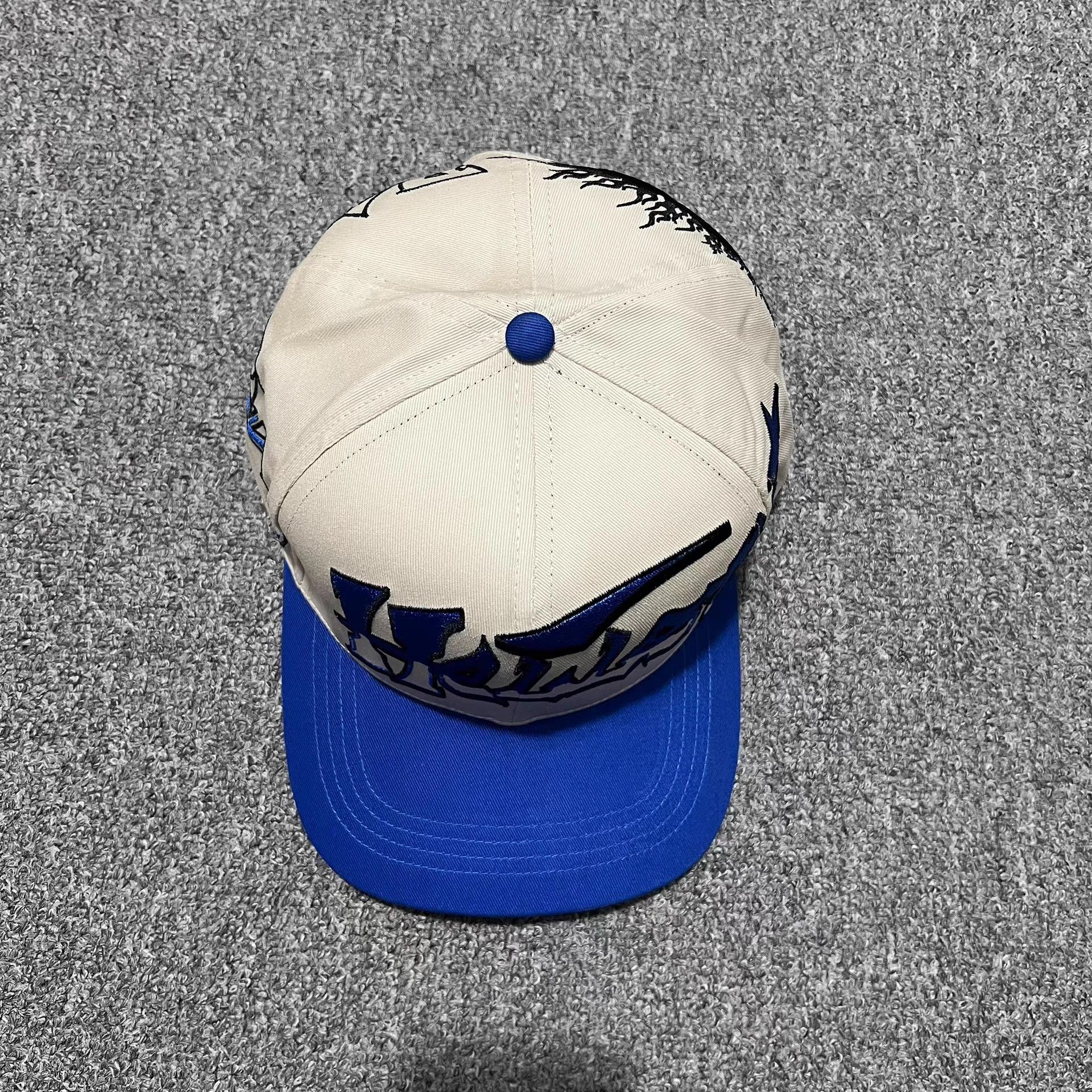 HELLSTAR Hellstar street funnyembroideredcurvedbrimbaseball cap Q7 Size ONE SIZE - 7 Thumbnail