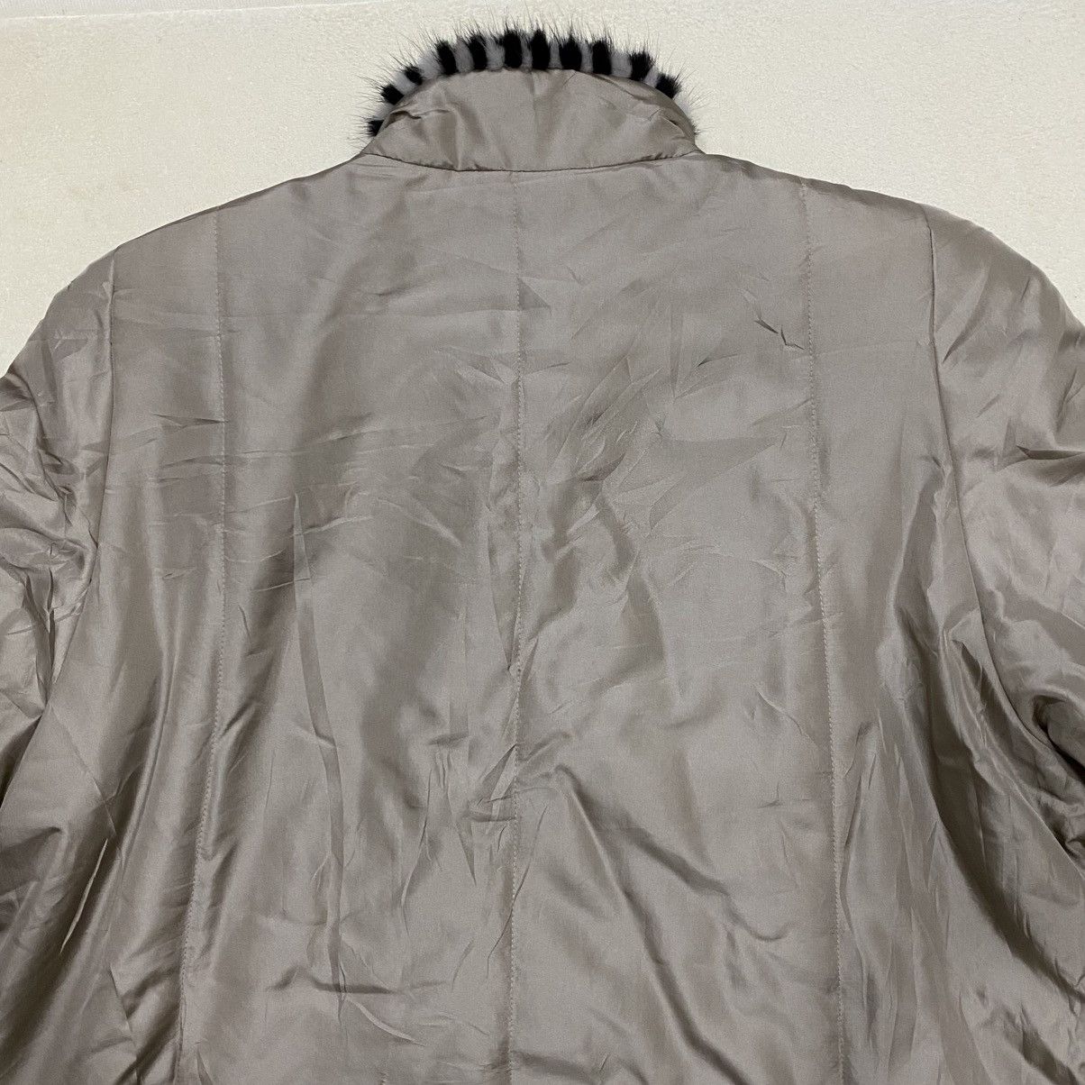 Japanese Brand × Vintage Japanese Brand OTTIMO Pure Silk Mink Fur Long Jacket Size L / US 10 / IT 46 - 6 Thumbnail