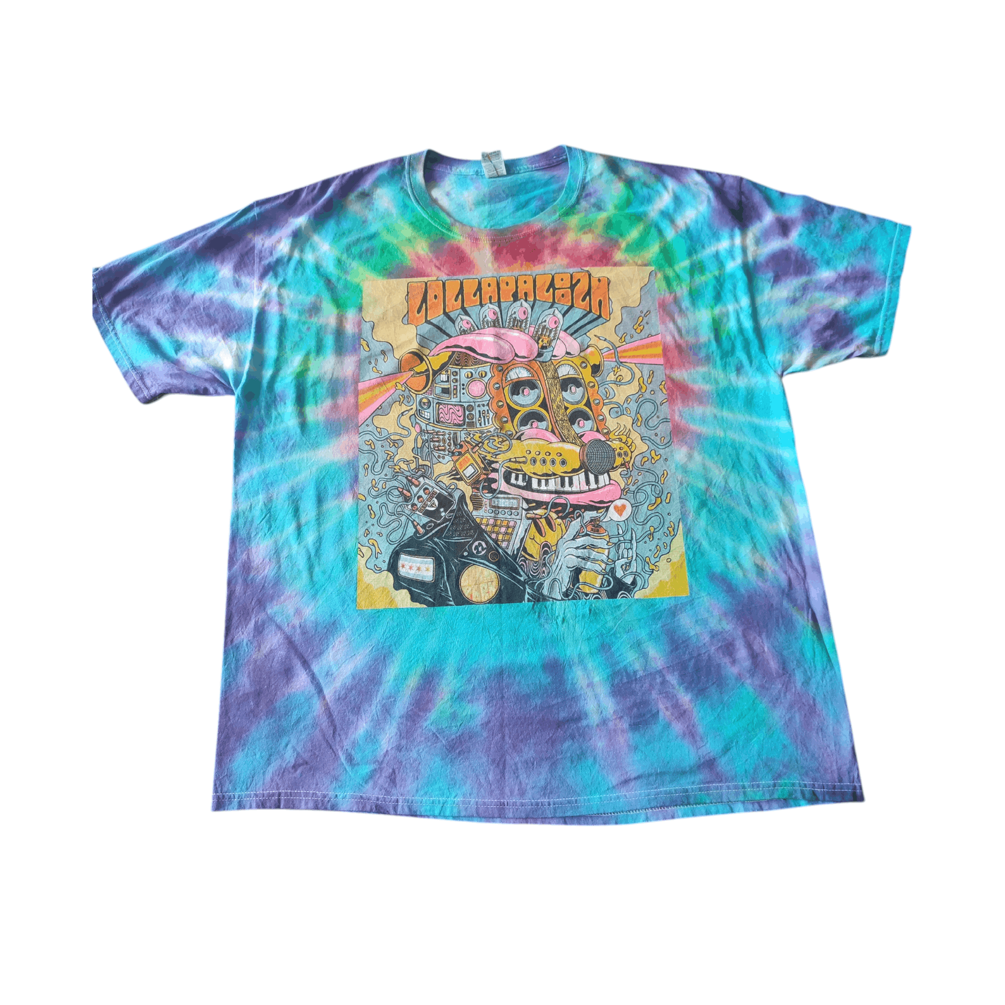 Band Tees 2022 LOLLAPALOOZA T SHIRT Size US XL / EU 56 / 4 - 1 Thumbnail