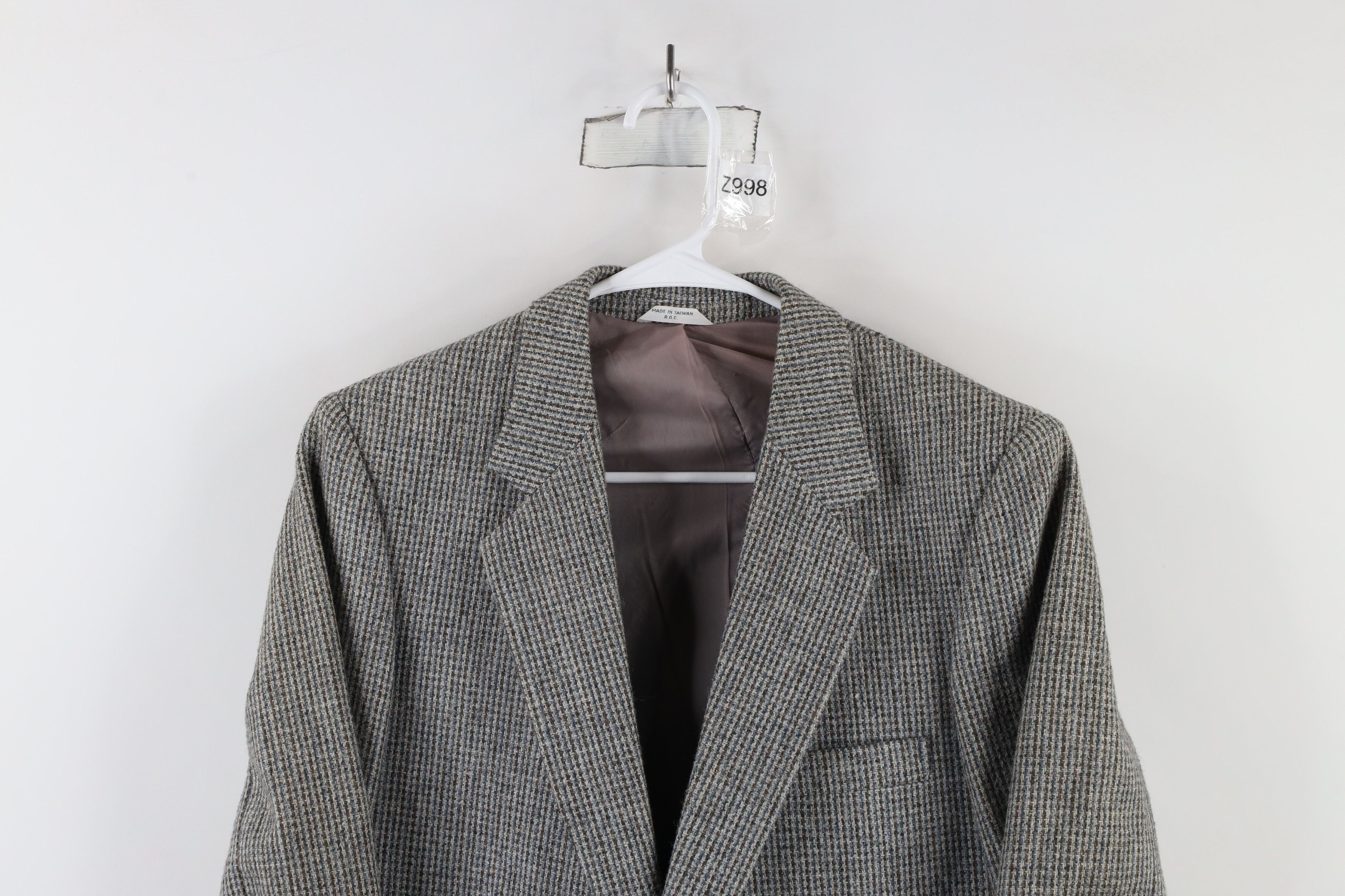 Vintage Vintage 70s Streetwear Tweed Elbow Patch Blazer Suit Jacket Size US L / EU 52-54 / 3 - 2 Thumbnail