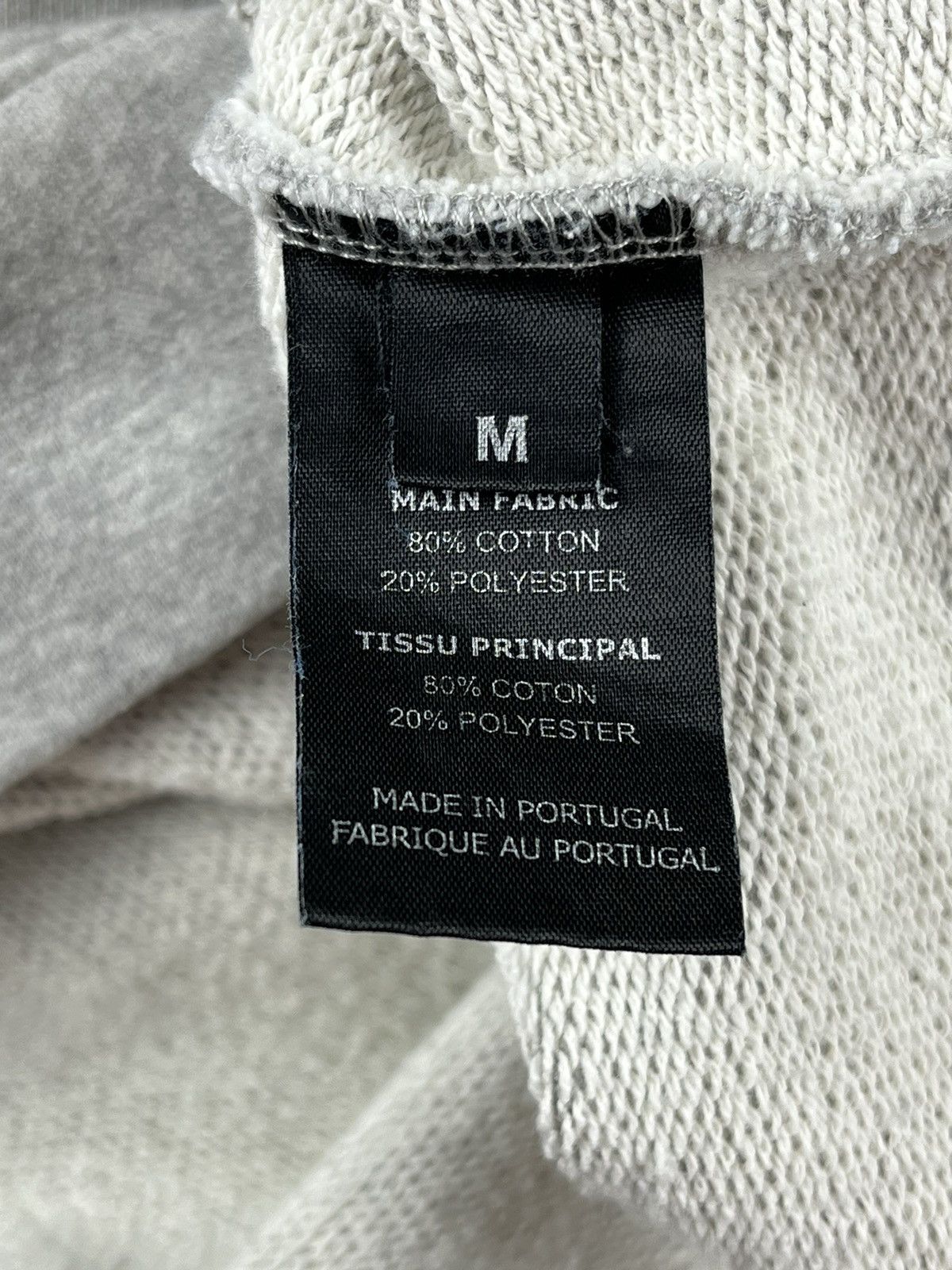 Vetements AW18 Vetements Misplaced Logo Cropped Hoodie Grey Size US M / EU 48-50 / 2 - 10 Thumbnail