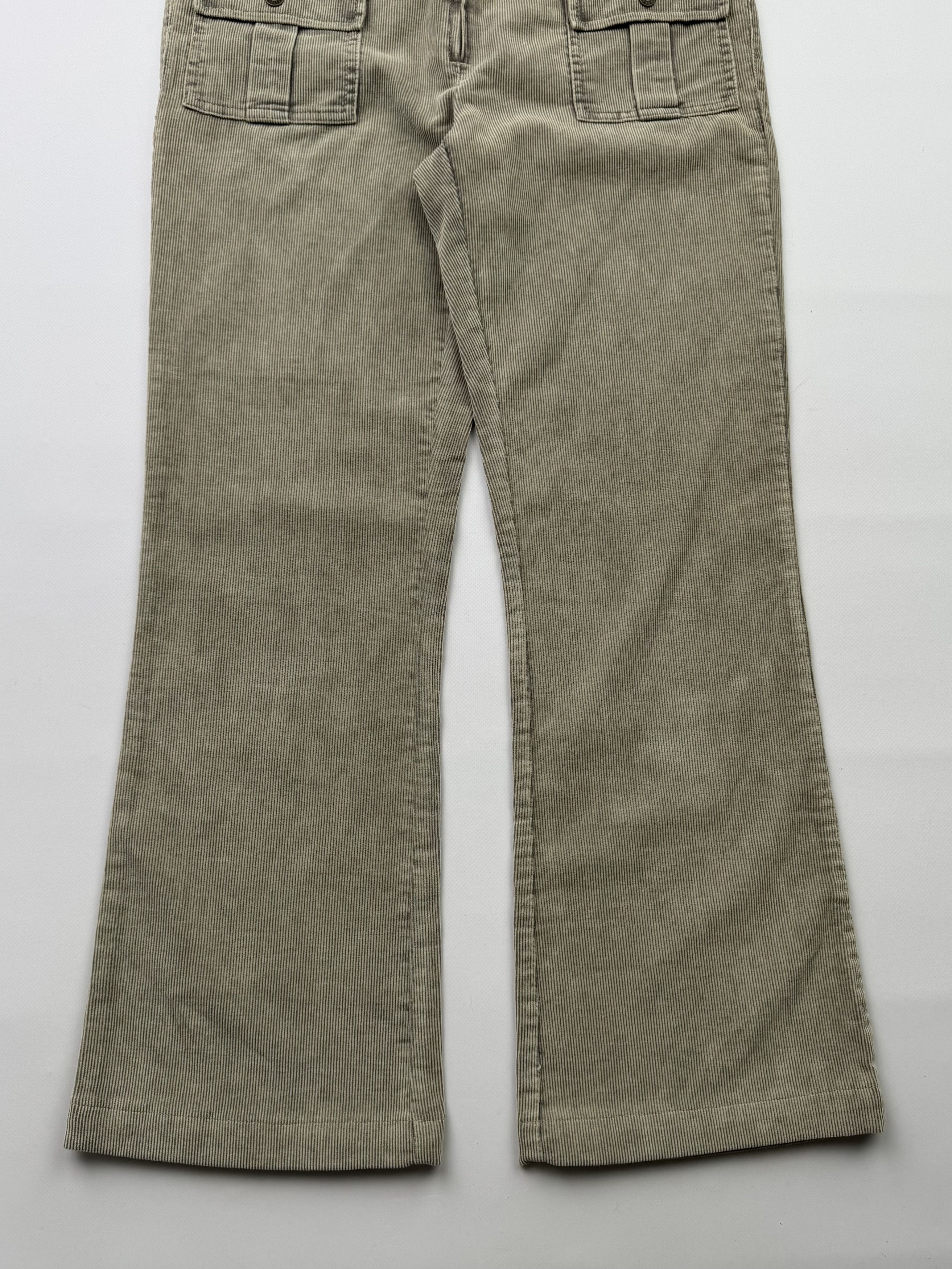Hysteric Glamour Vintage Flare Corduroy Pants With Belt B736(V279)E2 Size 30" / US 8 / IT 44 - 3 Thumbnail
