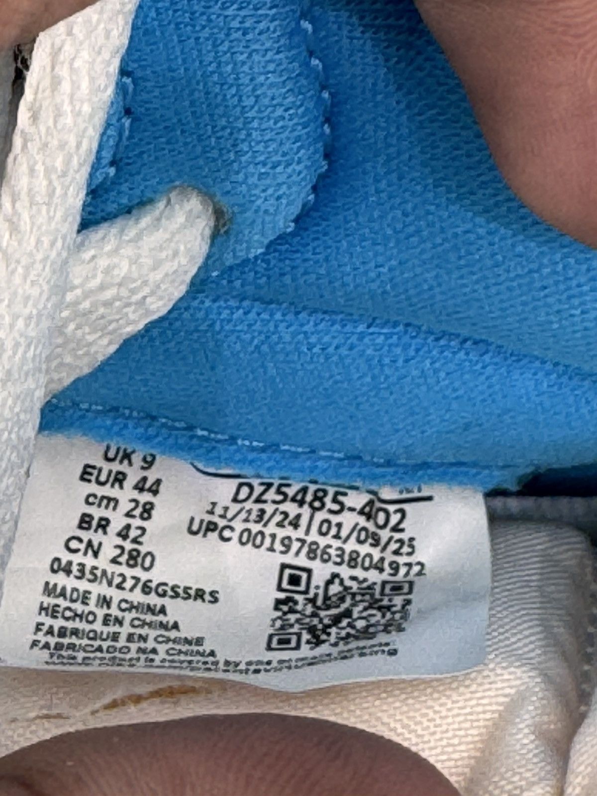 Jordan Brand Air Jordan 1 UNC Reimagined Size 10 (2025) Size US 10 / EU 43 - 9 Thumbnail