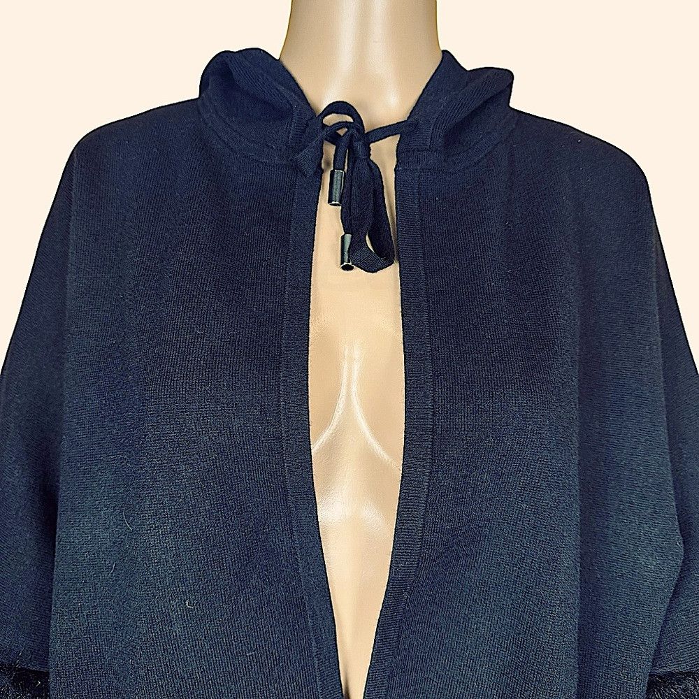 Chicos New Chico's Luxe Cashmere Blend Faux Fur Sweater Size 1 US Size M / US 6-8 / IT 42-44 - 9 Thumbnail