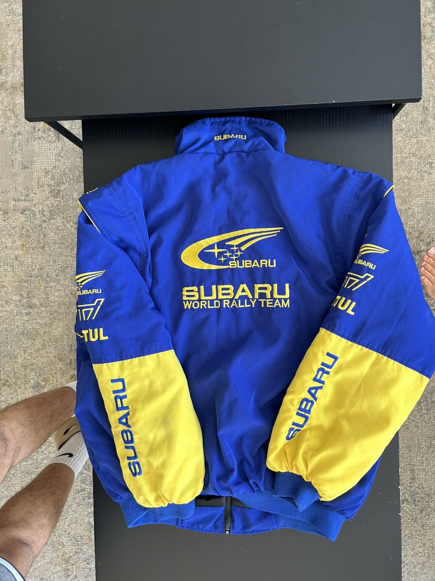 Vintage Subaru Motorsport Racing Jacket Size US XXL / EU 58 / 5 - 5 Thumbnail