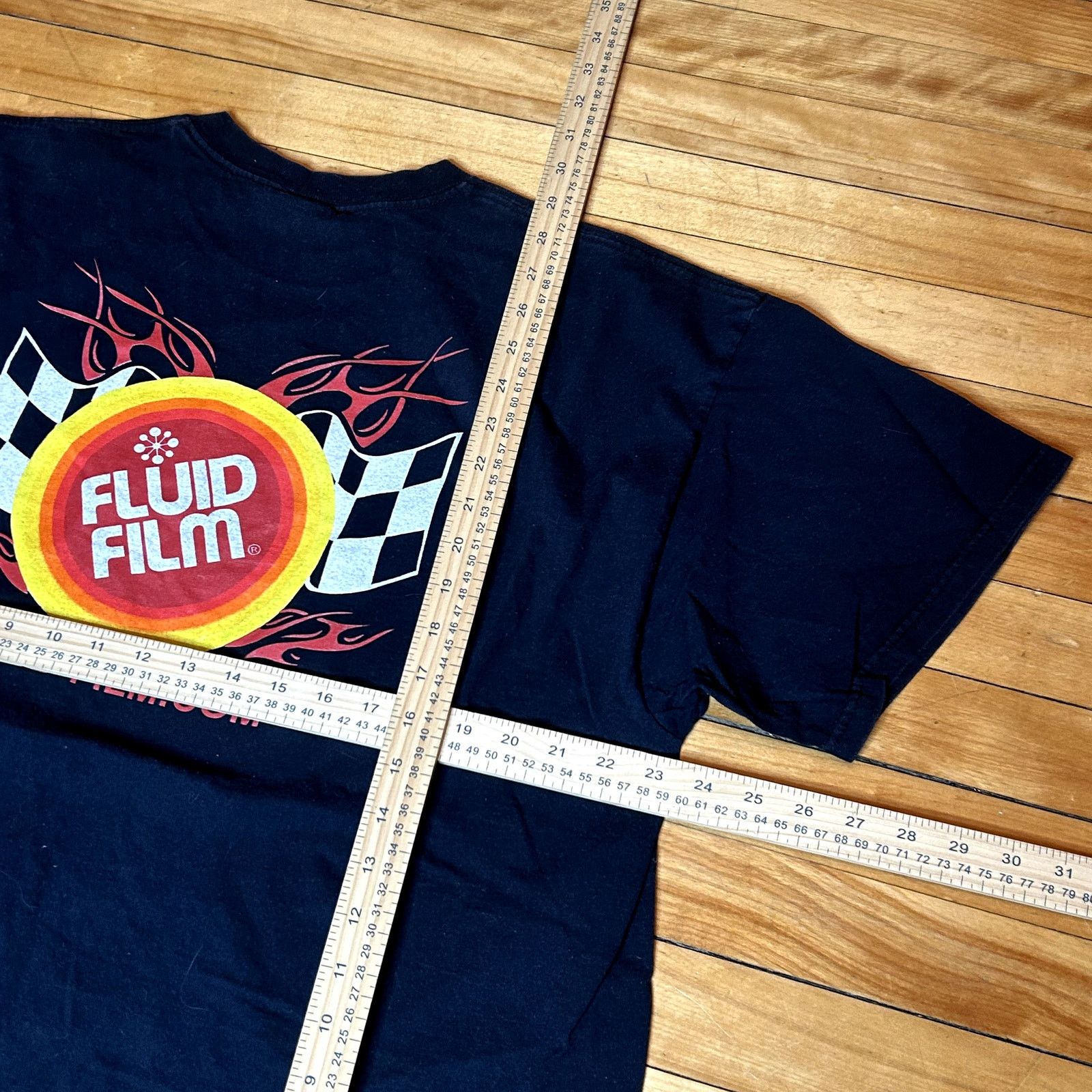 Fruit Of The Loom Y2K Fluid Films T-Shirt XXL Size US XL / EU 56 / 4 - 3 Thumbnail
