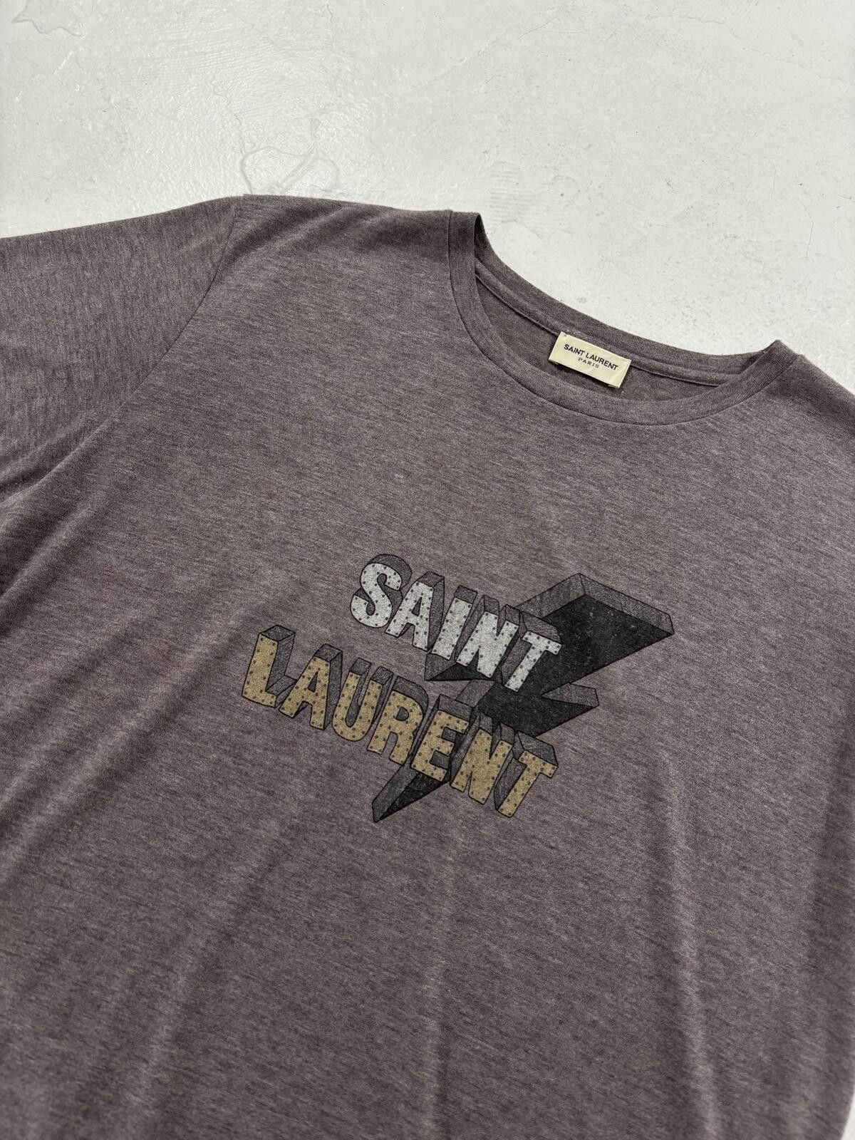 Saint Laurent Paris Saint Laurent Paris Logo T-Shirt Size US S / EU 44-46 / 1 - 2 Thumbnail
