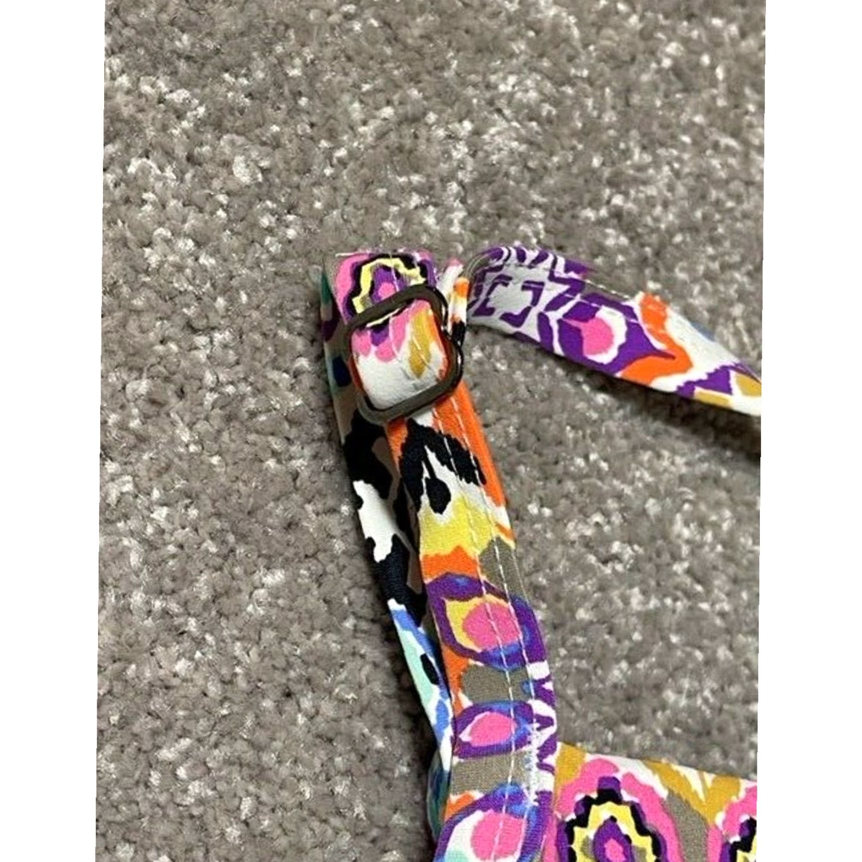 Vintage Hippie Chic Bikini Top 14 Padded Underwire Retro Y2K Boho Tribal Resort Swim Size XL / US 12-14 / IT 48-50 - 5 Thumbnail