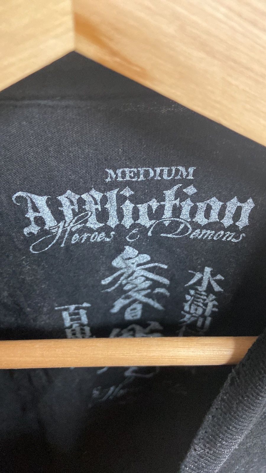 Affliction VTG Affliction Heroes & Demons Men's Black Graphic T-Shirt Size US M / EU 48-50 / 2 - 5 Thumbnail
