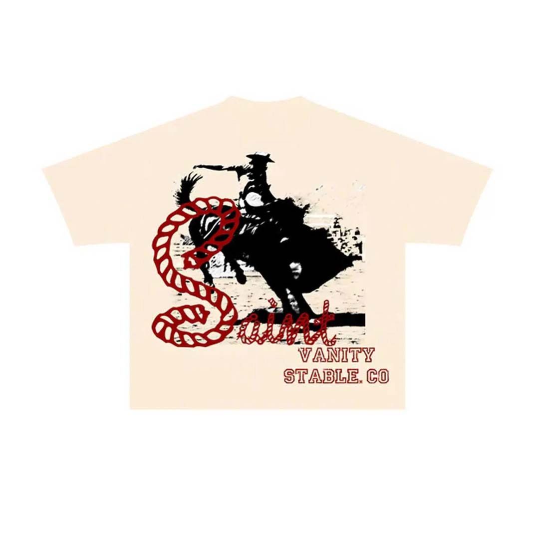 Saint Vanity Stable Tee Cream Red Size US XXL / EU 58 / 5 - 1 Thumbnail