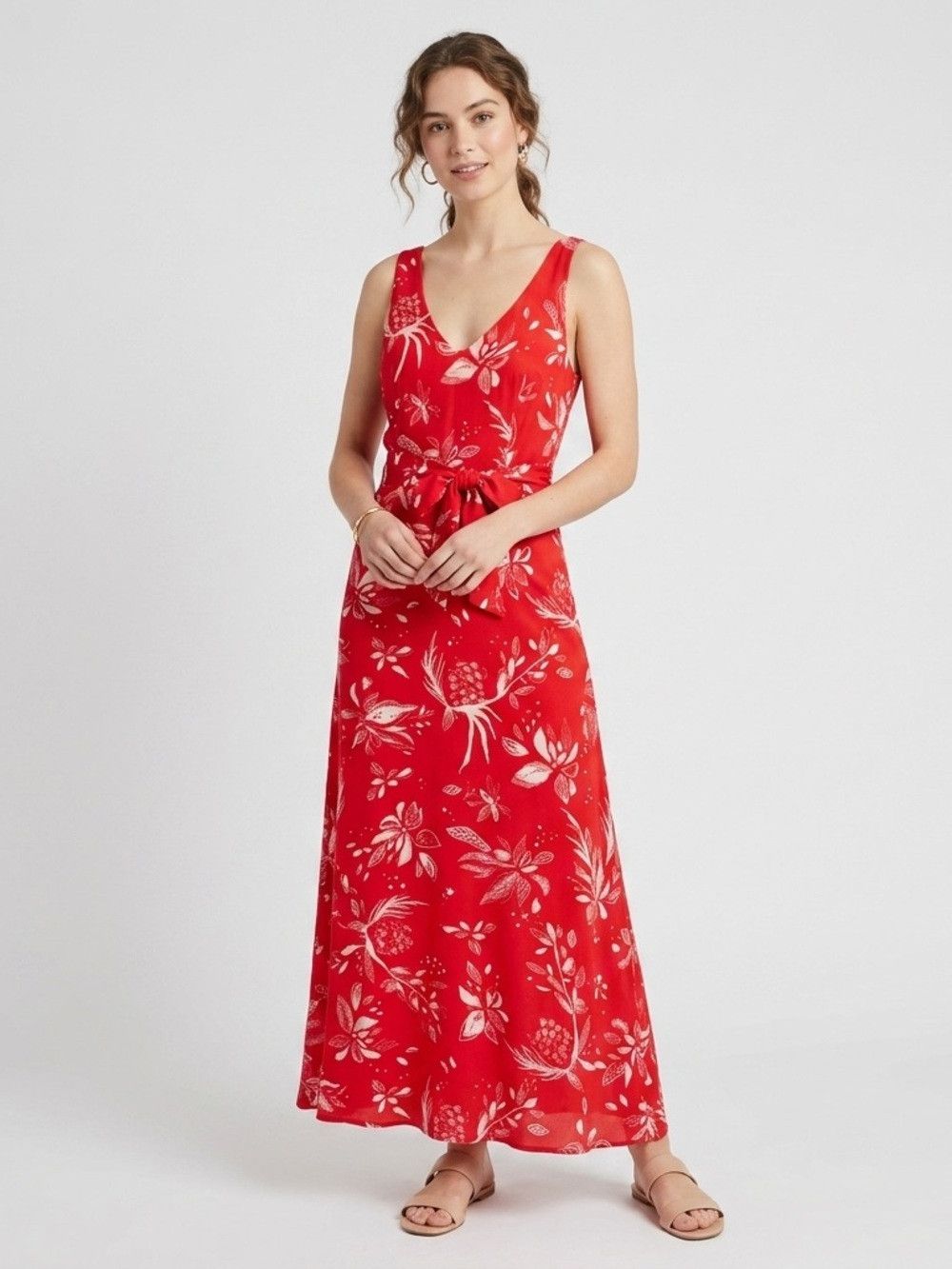 & Other Stories & Other Stories Floral Sleeveless Midi Maxi Dress - XS Size XS / US 0-2 / IT 36-38 - 1 Thumbnail