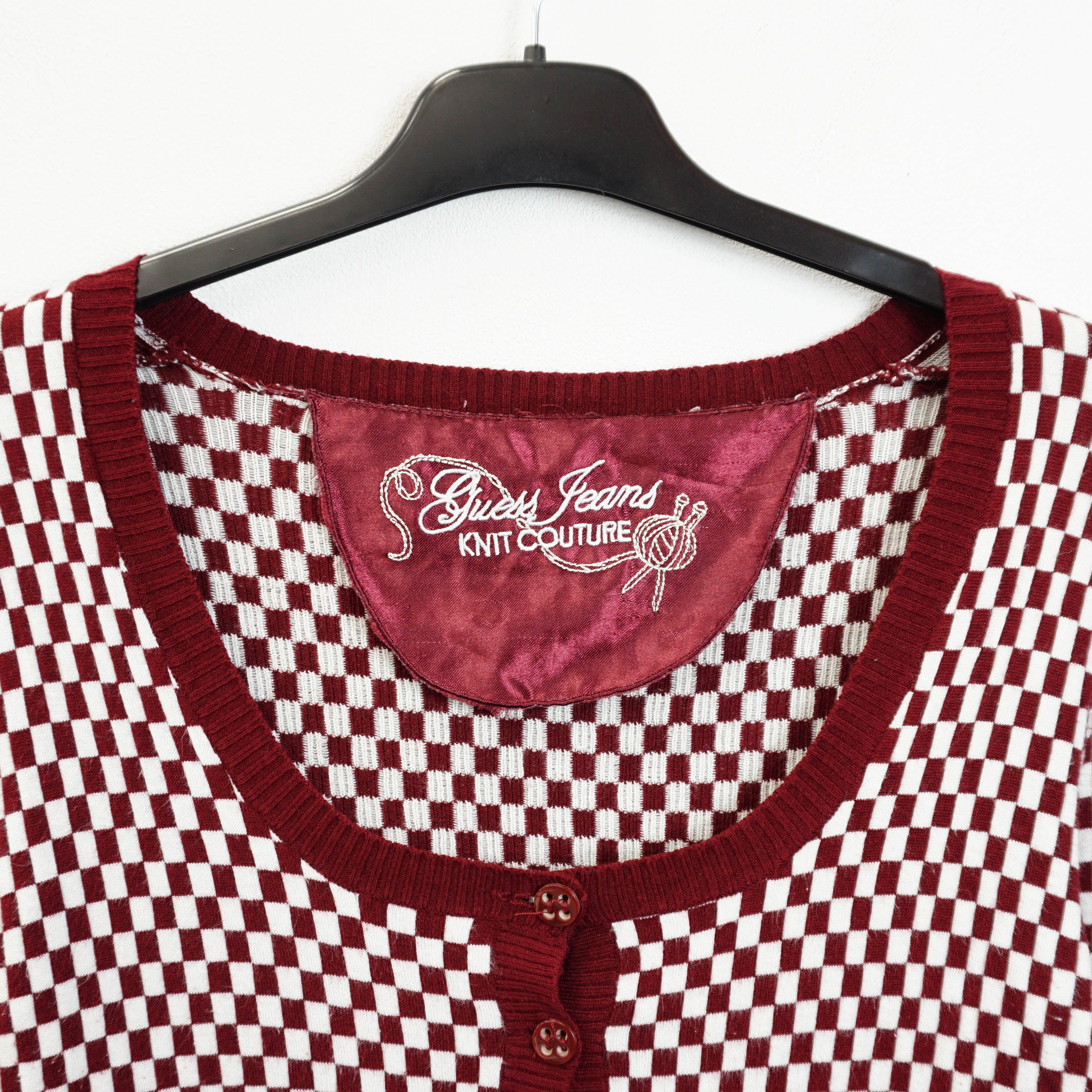 Guess × Vintage Viscose Archive Cardigan Size M / US 6-8 / IT 42-44 - 2 Thumbnail