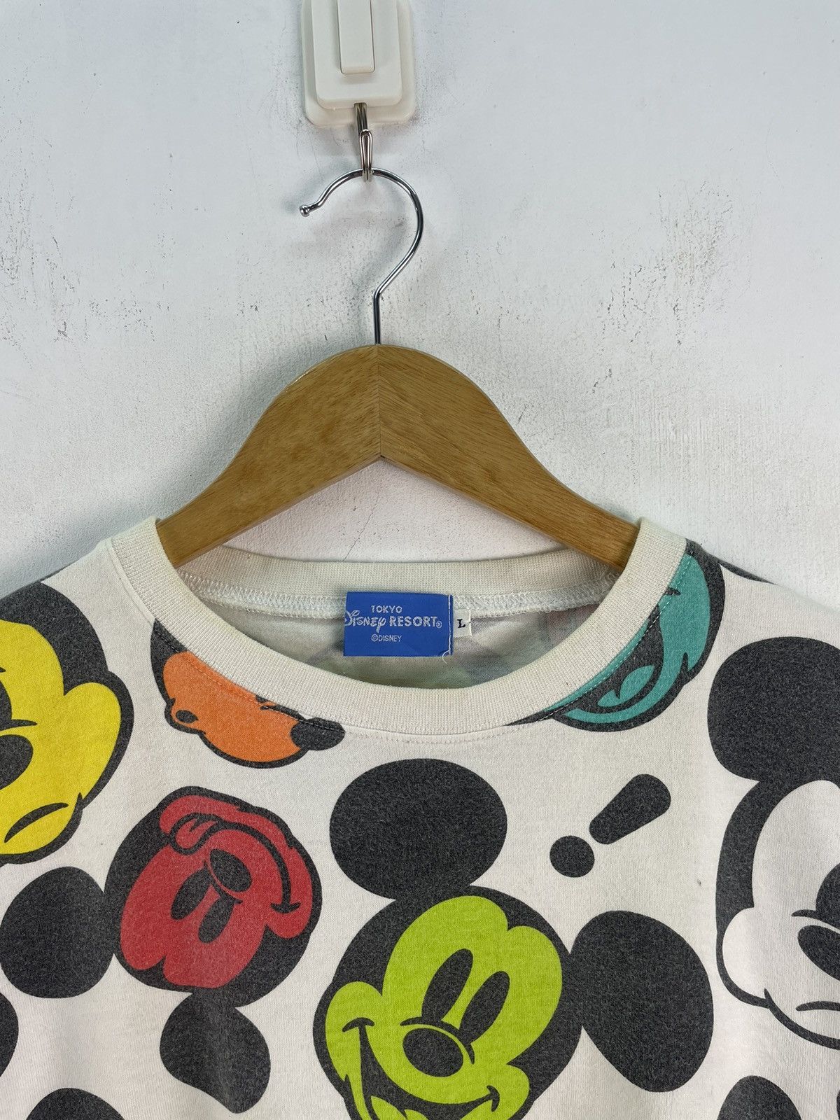 Disney × Mickey Mouse Vintage Mickey Mouse Tshirt Fullprint Tokyo Disneyland sz L Size US L / EU 52-54 / 3 - 3 Thumbnail