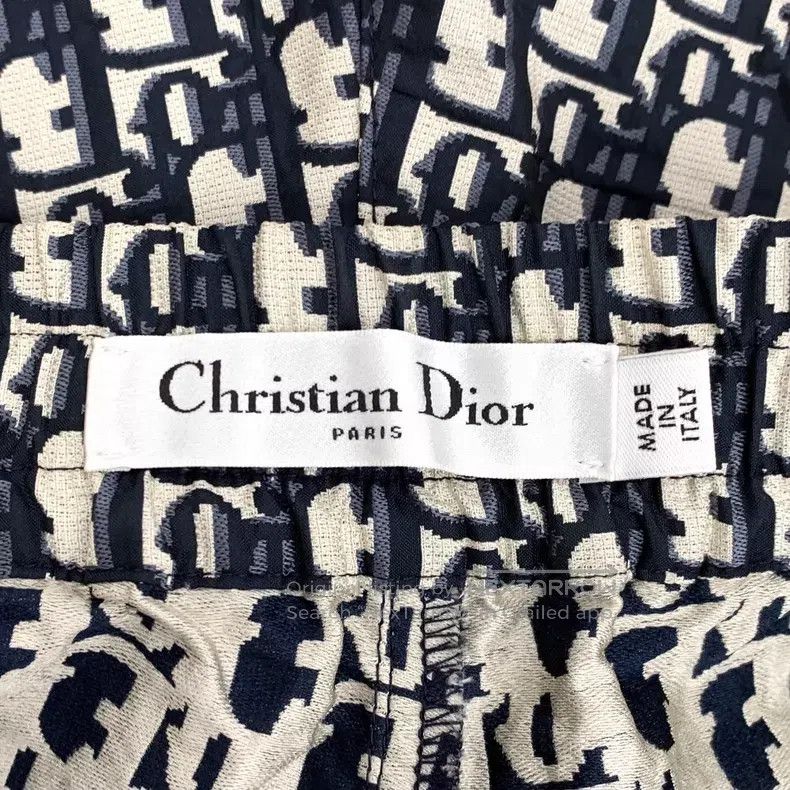 Dior Dior Colour-blocking logo jacquad full-print casual shorts Size 26" / US 2 / IT 38 - 6 Thumbnail