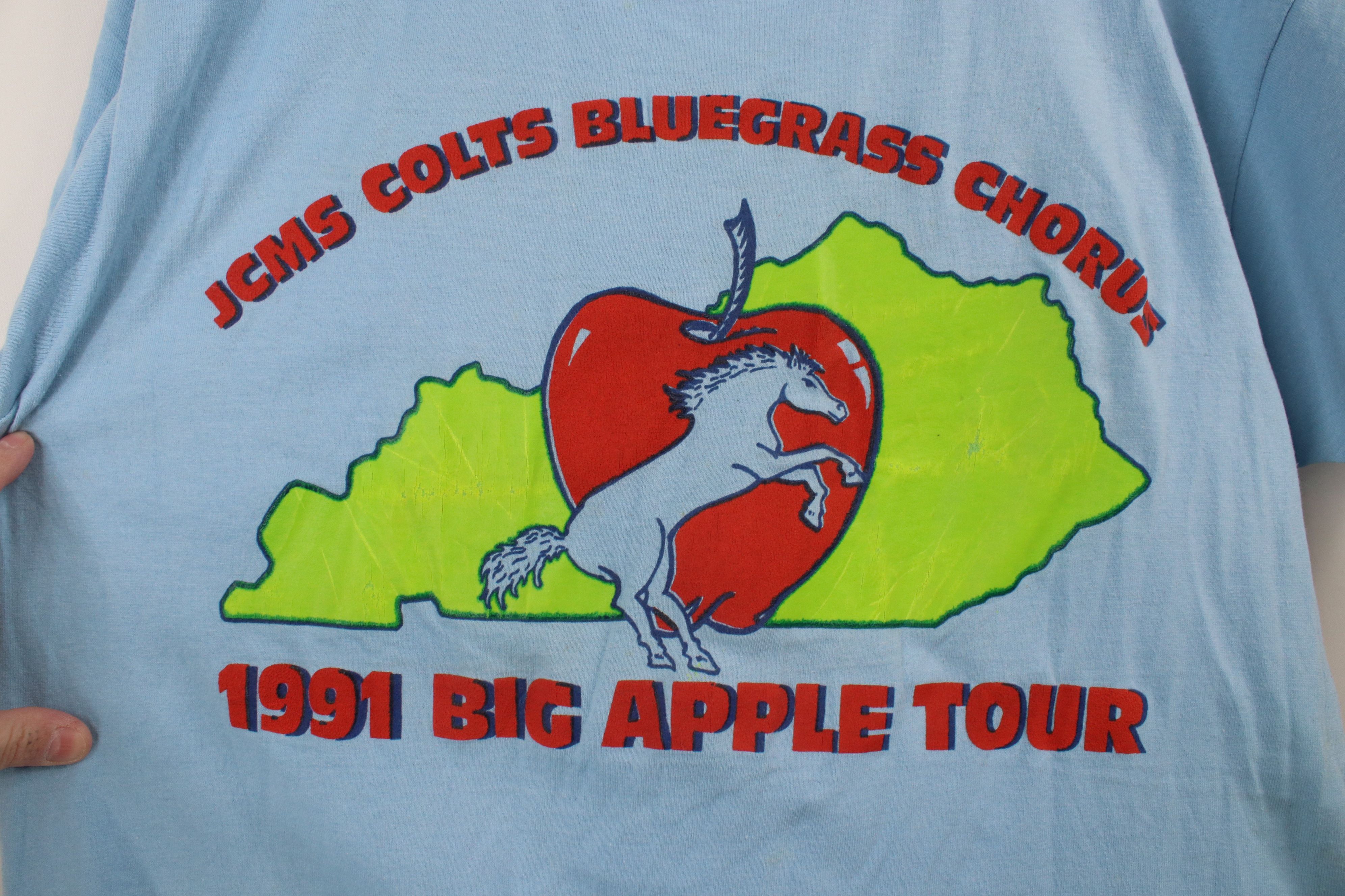 Vintage Vintage 90s Bluegrass Chorus Kentucky Big Apple T-Shirt USA Size US L / EU 52-54 / 3 - 4 Thumbnail