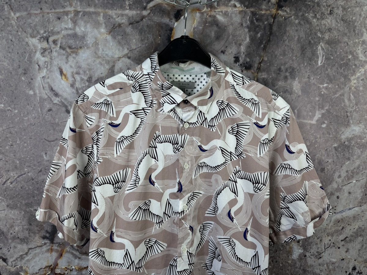 Other Men’s Ted Baker Shirt Button Up Streetwear Hawaii Size 6 Size US M / EU 48-50 / 2 - 2 Thumbnail