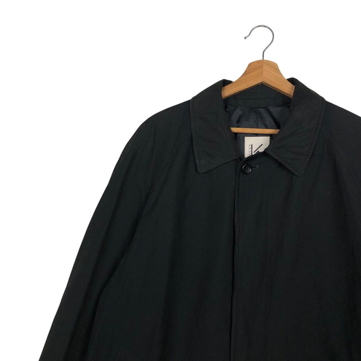 Issey Miyake 📌Rich Black - Vintage Long Jacket Of Krizia Japan Made Size US M / EU 48-50 / 2 - 9 Thumbnail