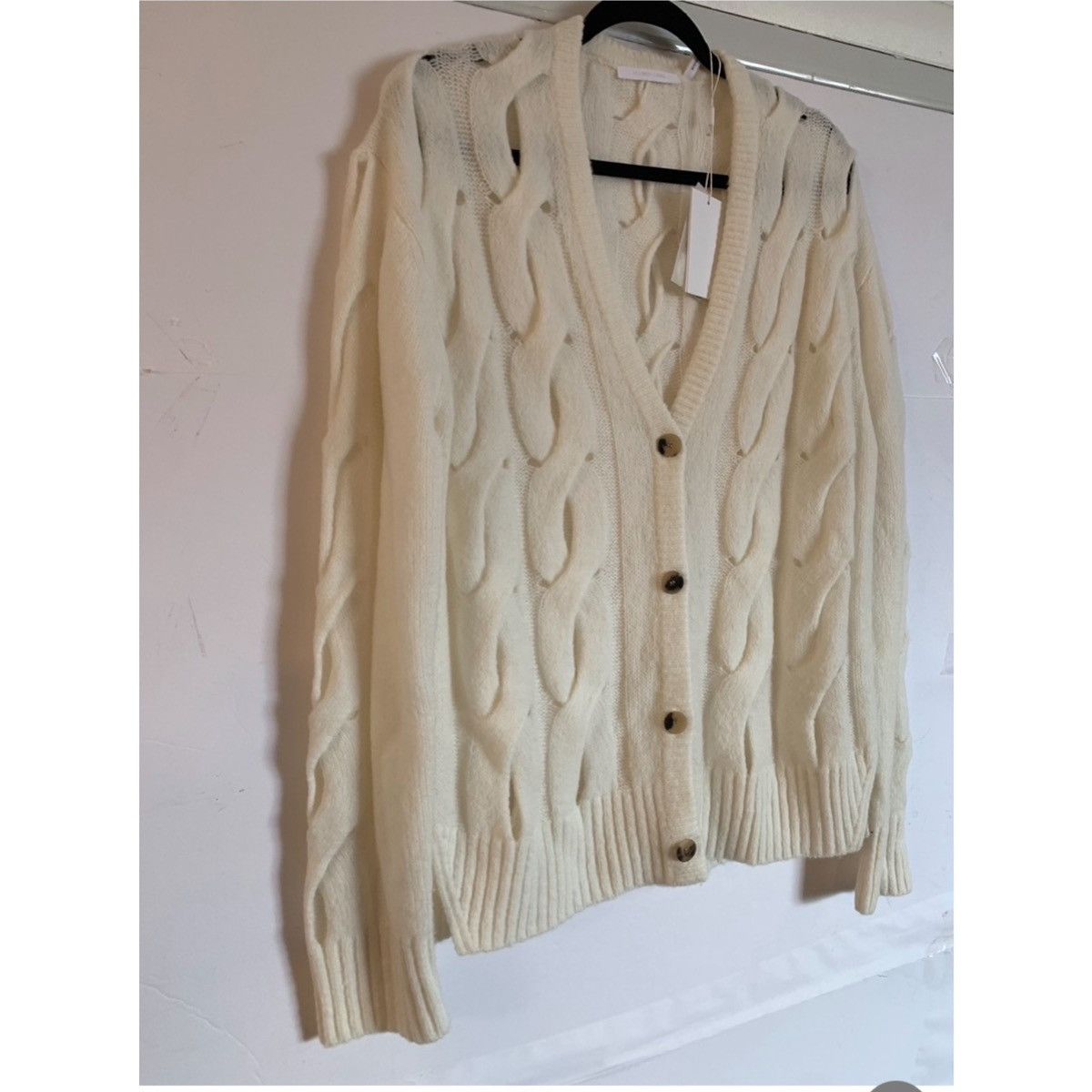 Helmut Lang HELMUT LANG CUT OUT CARDIGAN Size US M / EU 48-50 / 2 - 5 Thumbnail