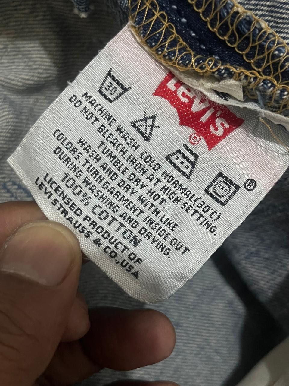 Vintage 2007 Levis 501-0069 Custom Distrassed Repaired Denim