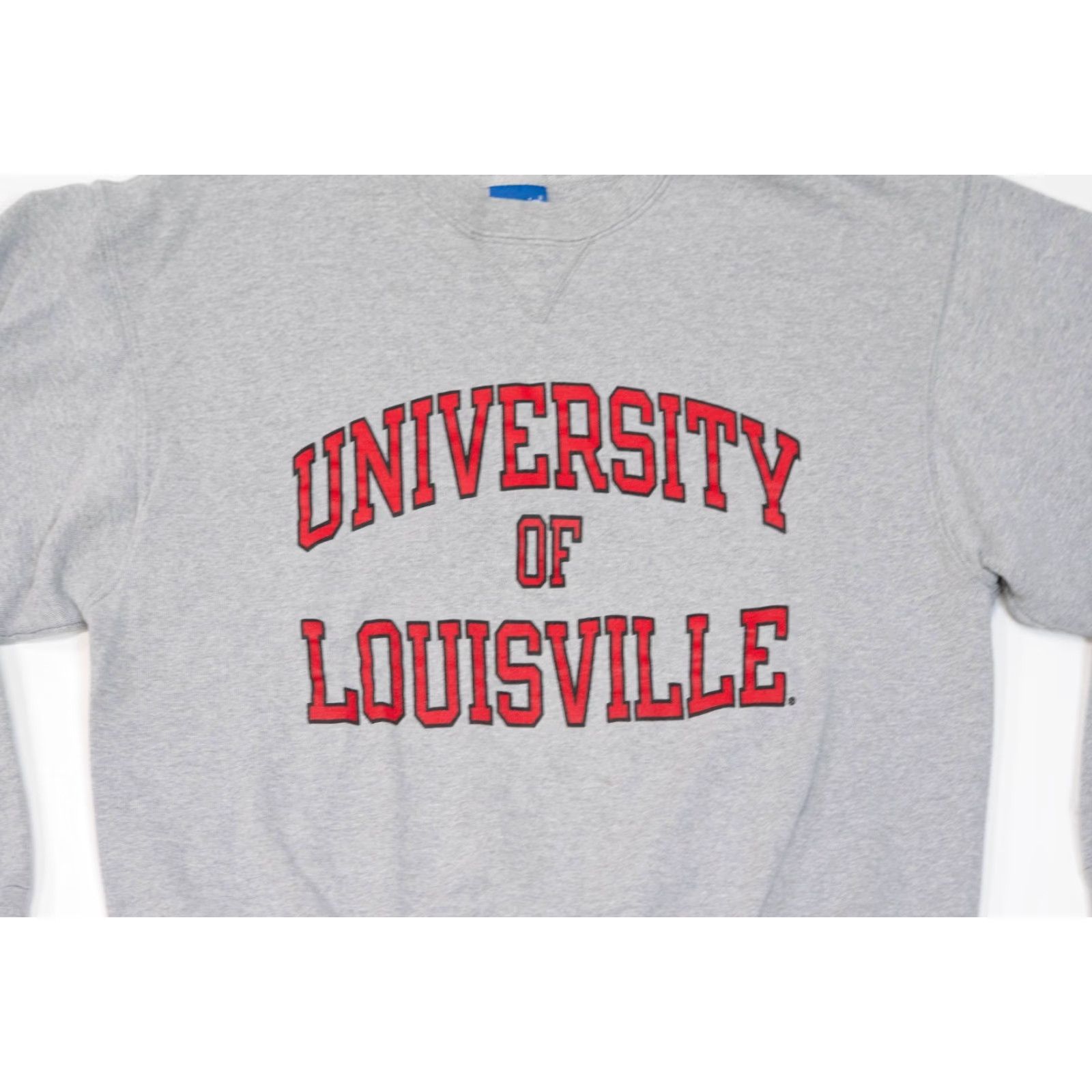 Champion VINTAGE Champion University Of Louisville Sweatshirt Men XL Gray NCAA Size US XL / EU 56 / 4 - 2 Thumbnail