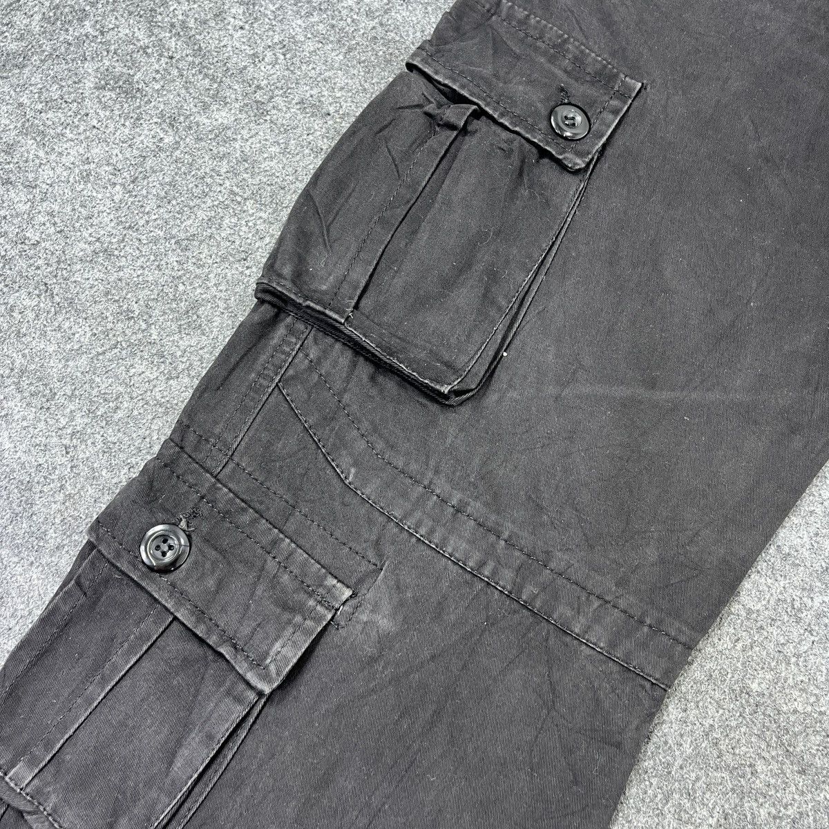 Japanese Brand Cargo Black pants Multipocket C010 Size US 34 / EU 50 - 7 Thumbnail