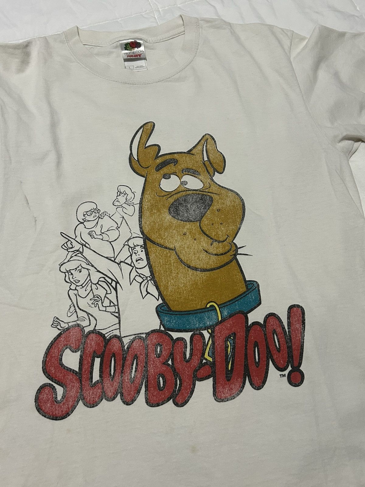 Vintage Scooby Doo & The Gang Graphic White T-shirt