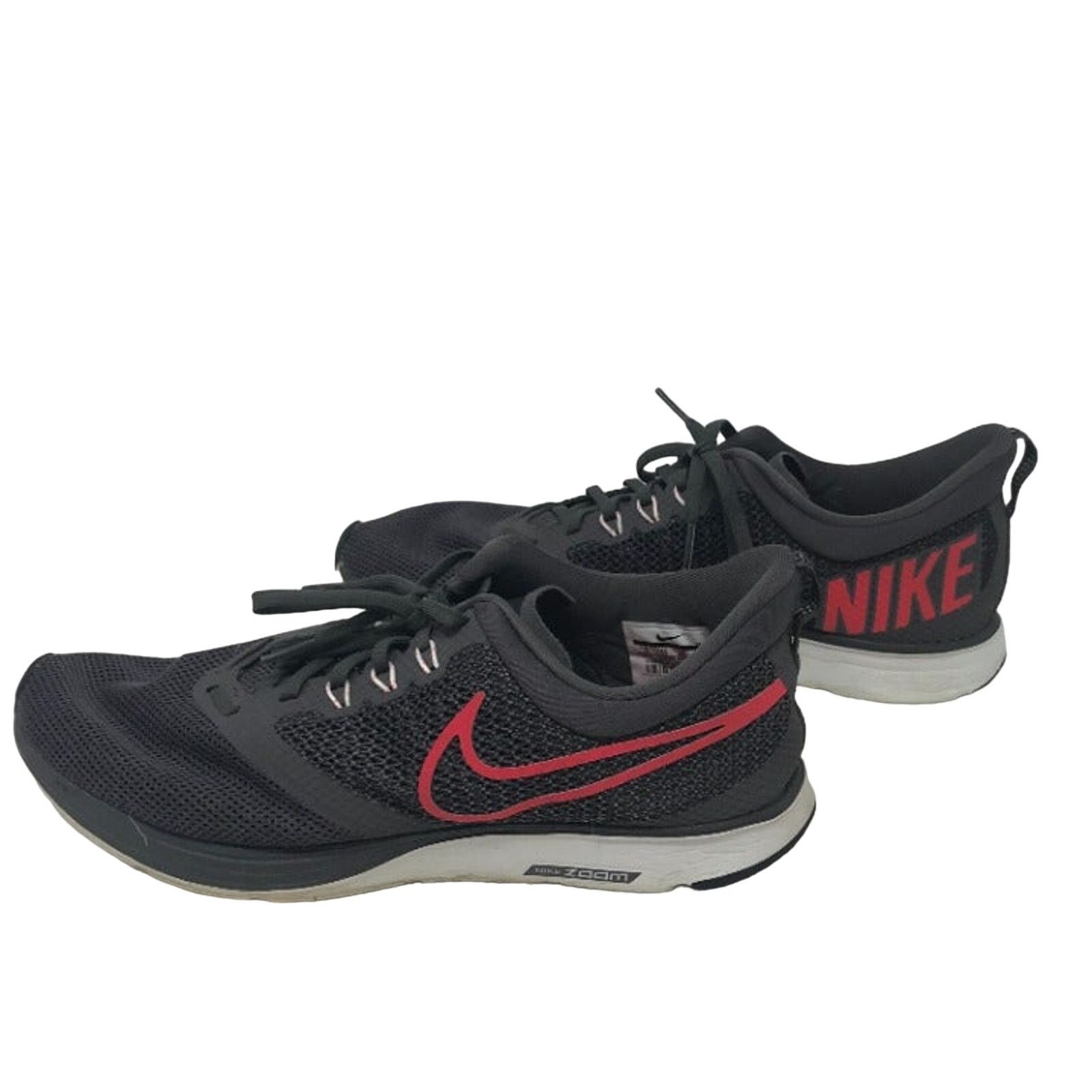 Nike Nike Zoom Strike Running Shoes Grey Red Mens 12 Size US 12 / EU 45 - 5 Thumbnail