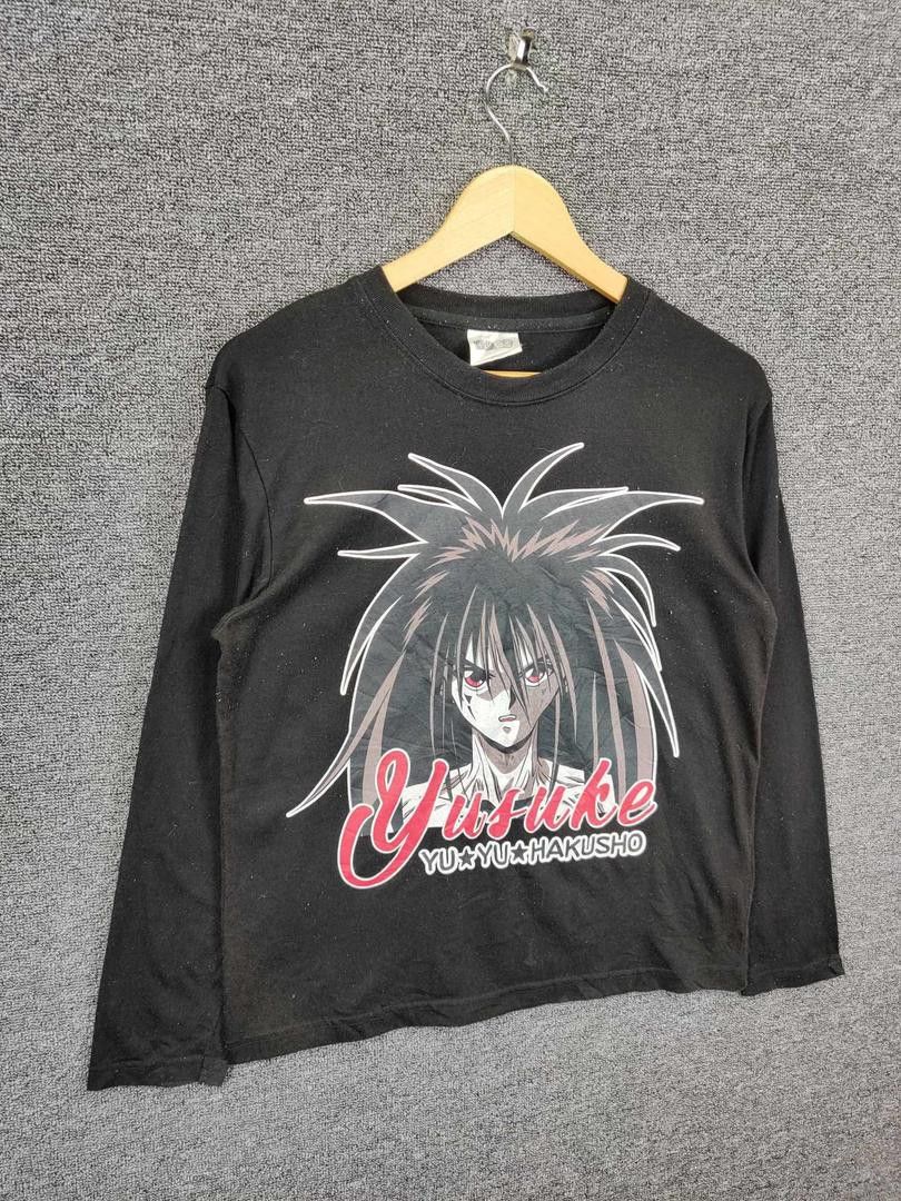 Anime Vintage Yuyu Hakusho Yusuke Urameshi Demon Anime Tshirt Size US M / EU 48-50 / 2 - 3 Thumbnail