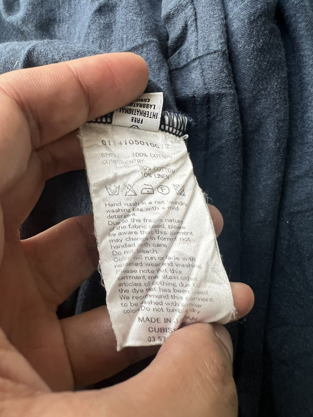 Visvim Prototype Visvim FIL Indigo Dyed Star Pocket Crewneck Shirt Size US M / EU 48-50 / 2 - 10 Thumbnail