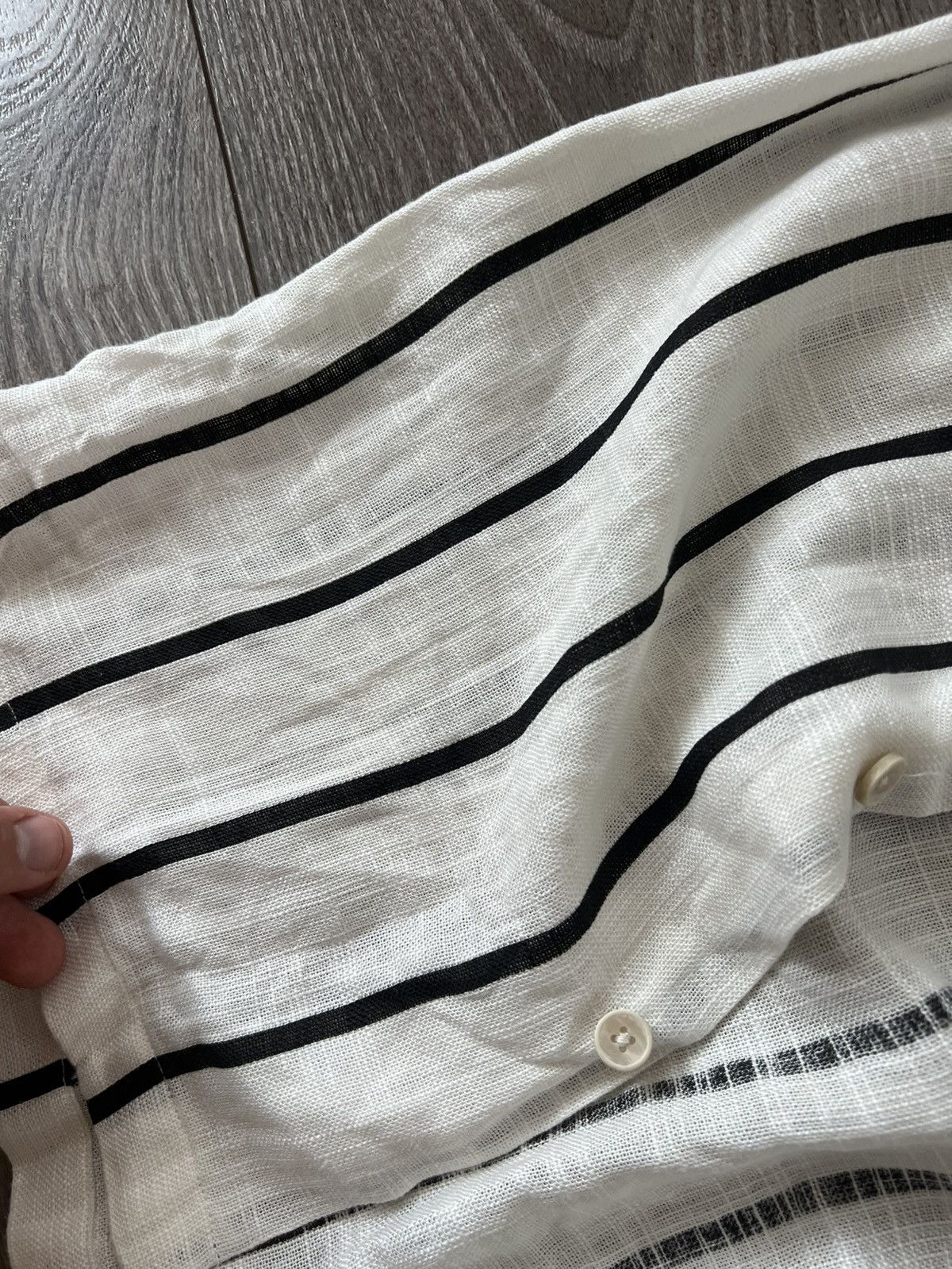 Zara Zara Lite Flanel Linen Summer Style Button ShortSleeve Shirt Size US S / EU 44-46 / 1 - 8 Thumbnail