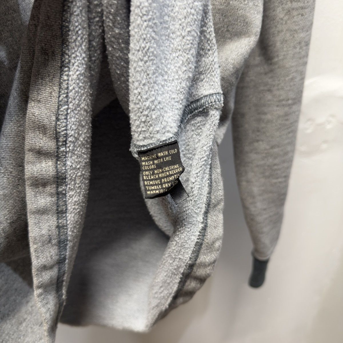 RRL Ralph Lauren RRL Faded Grey Henley Sweatshirt ERD Grunge Chrome Size US M / EU 48-50 / 2 - 6 Thumbnail