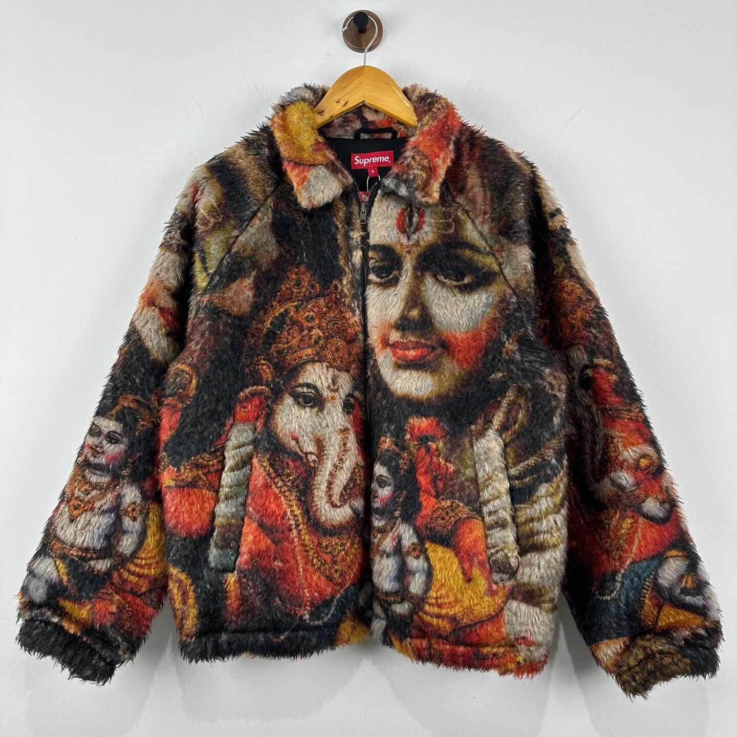 Supreme Ganesh Printed Fur Jacket