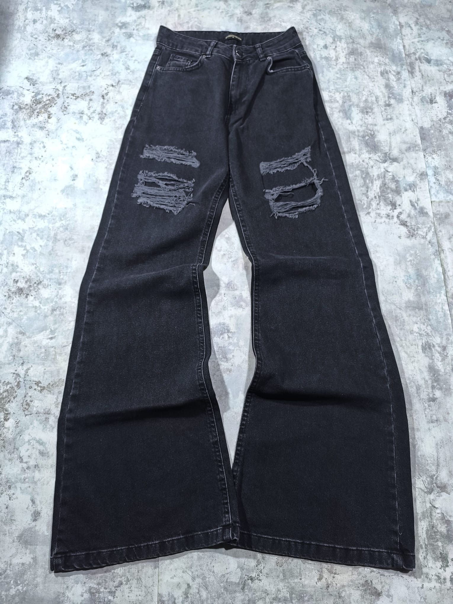 Other vtg ripped super flared high waist jeans Size 26" / US 2 / IT 38 - 2 Thumbnail