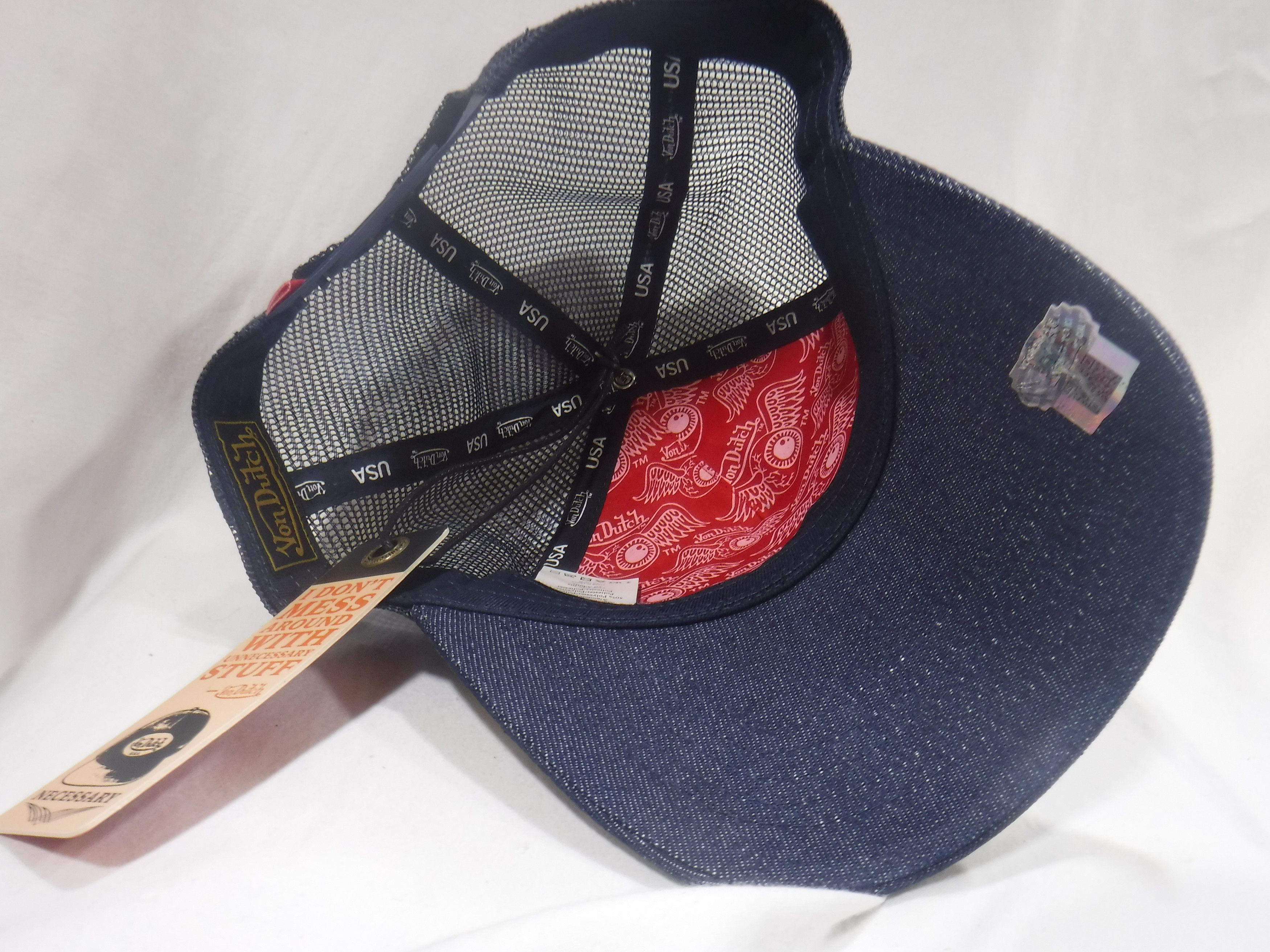 Von Dutch Von Dutch Twill Trucker Hat Size ONE SIZE - 3 Thumbnail